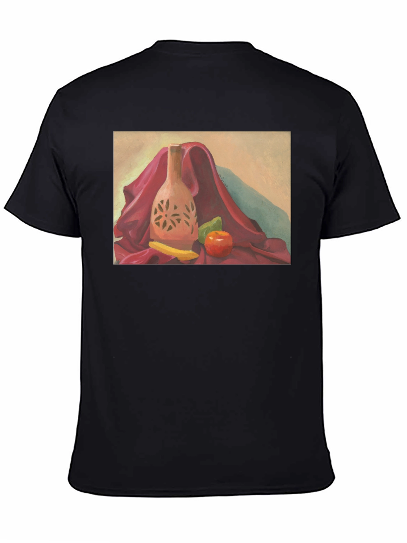 Black Still Life Art T-Shirt view 4