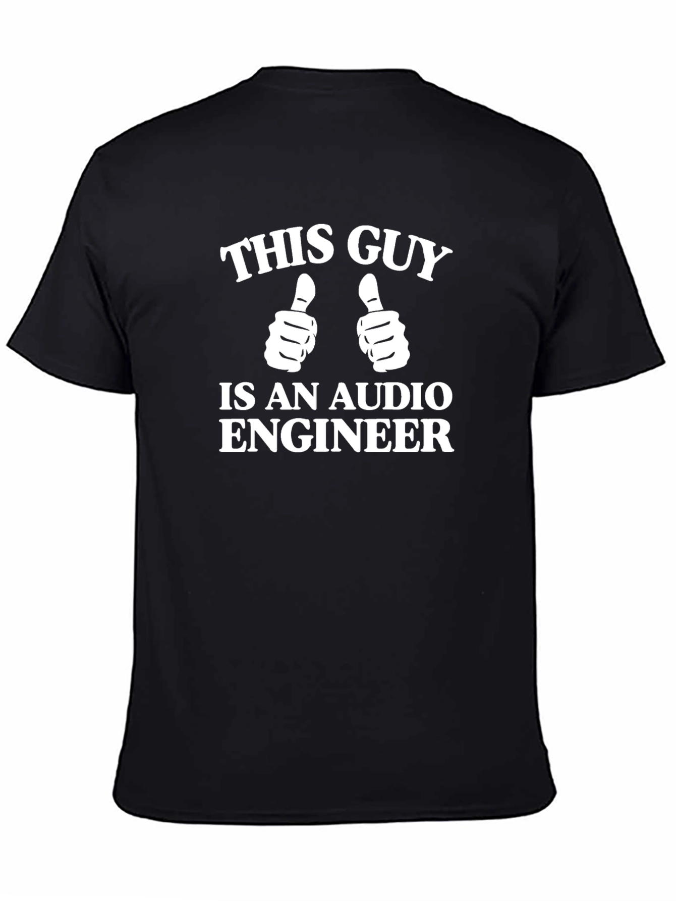 Black Audio Engineer T-Shirt - "This Guy" Funny Graphic Tee view 4