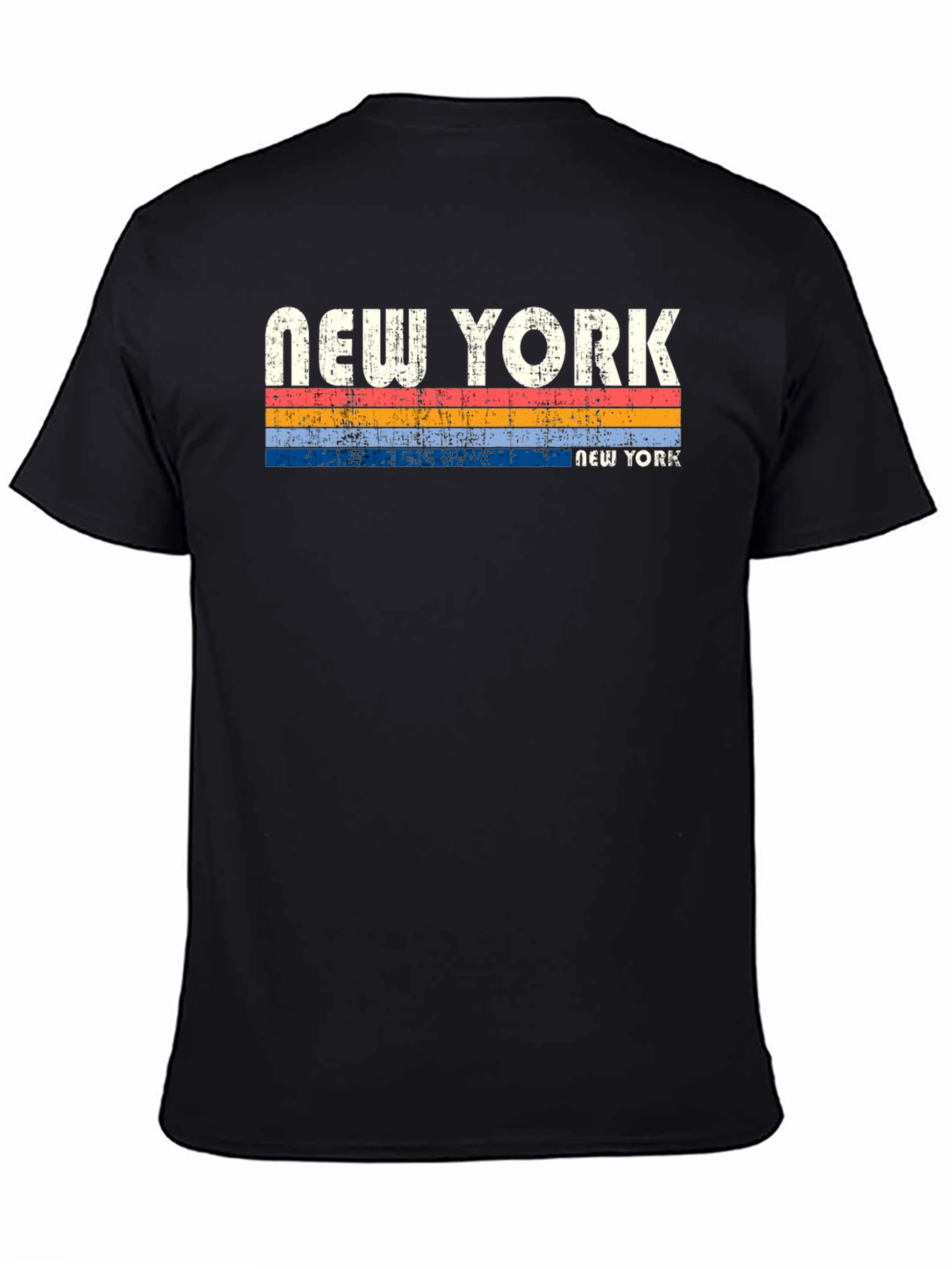Black Vintage New York T-Shirt view 4