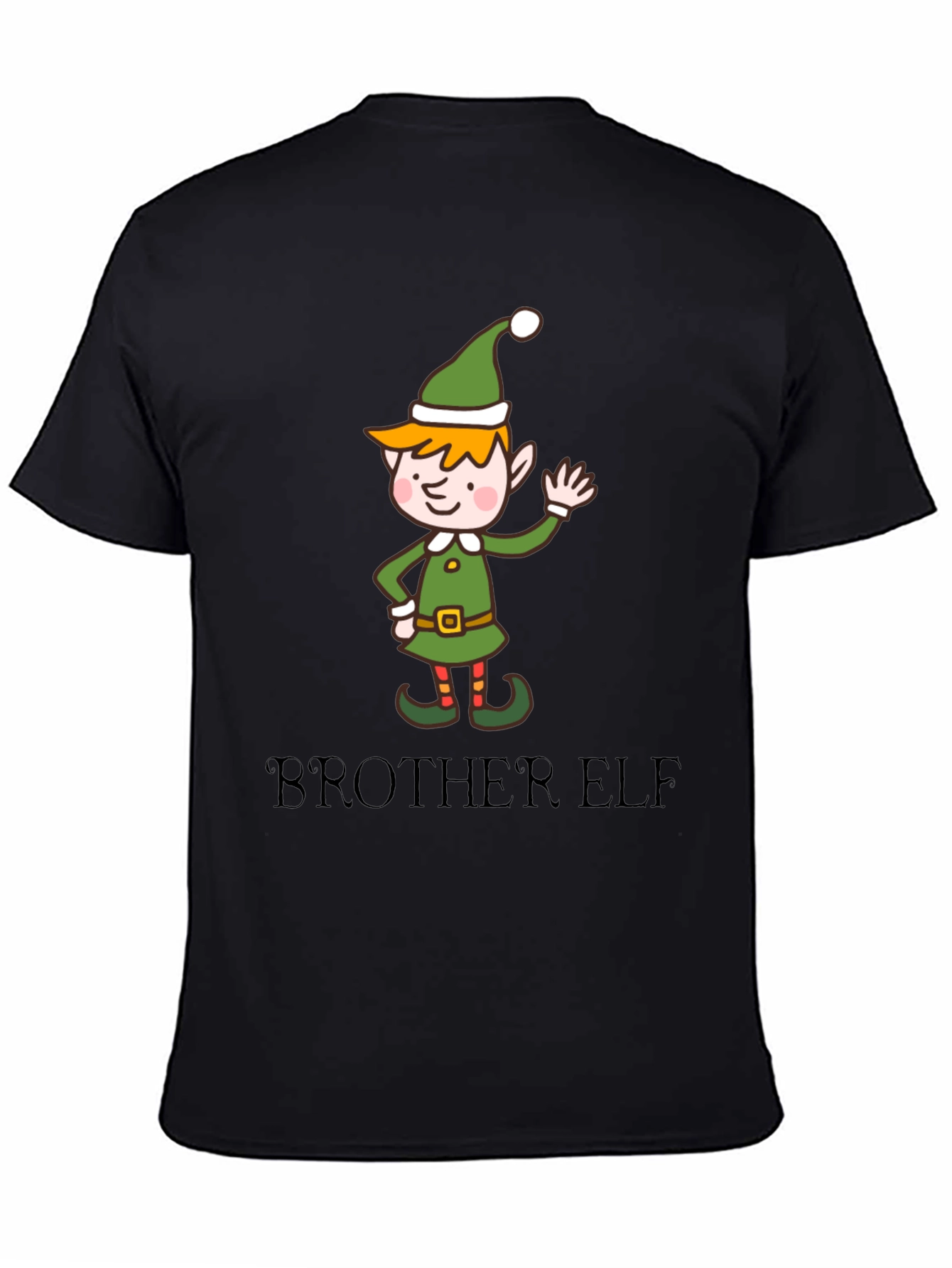 Black Brother Elf T-Shirt view 4