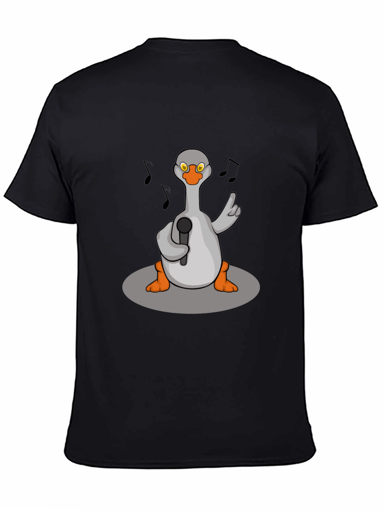 Black Singing Goose Graphic T-Shirt view 4