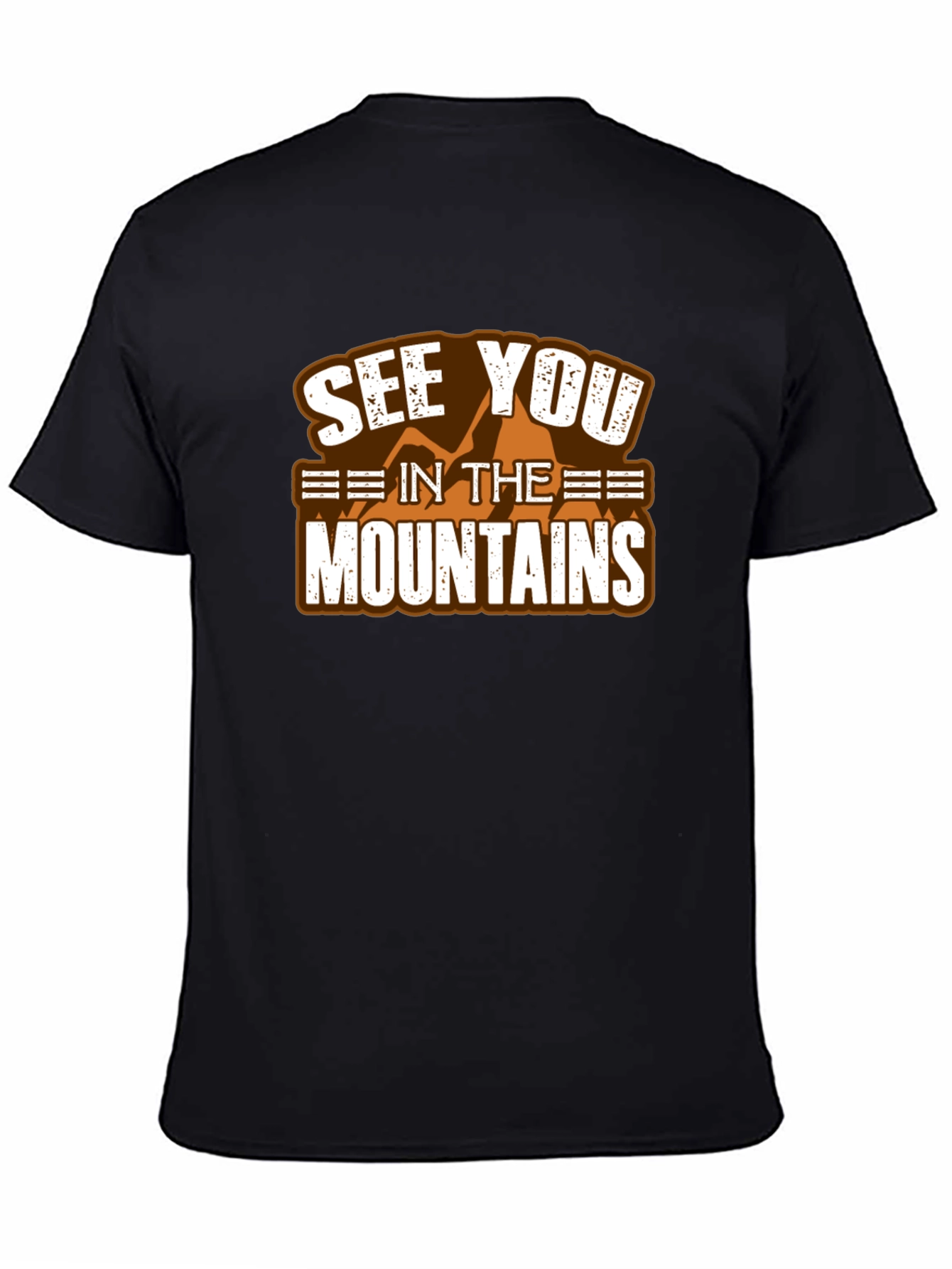 Black See You in the Mountains Graphic T-Shirt view 4