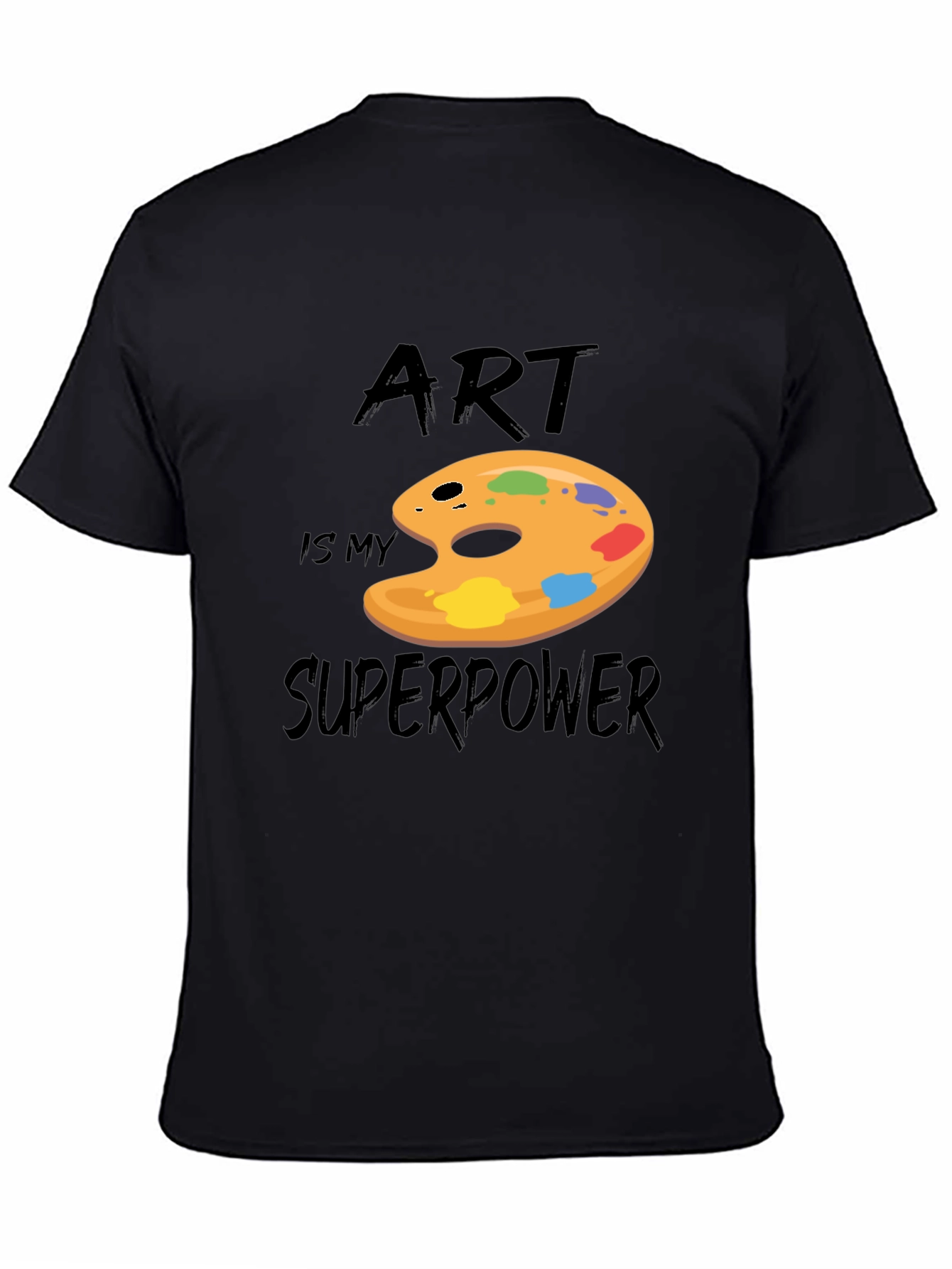 Black Art is My Superpower Graphic T-Shirt view 4