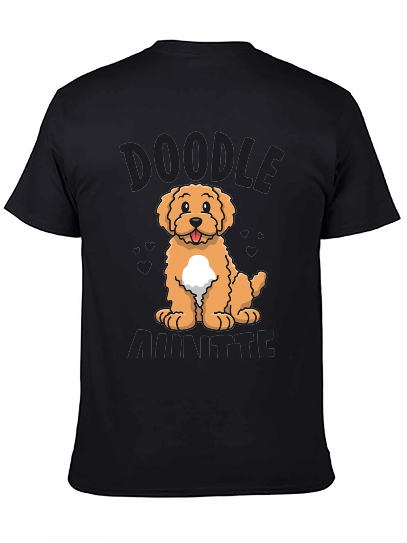 Black Doodle Ainttte T-Shirt Cute Dog Design view 4