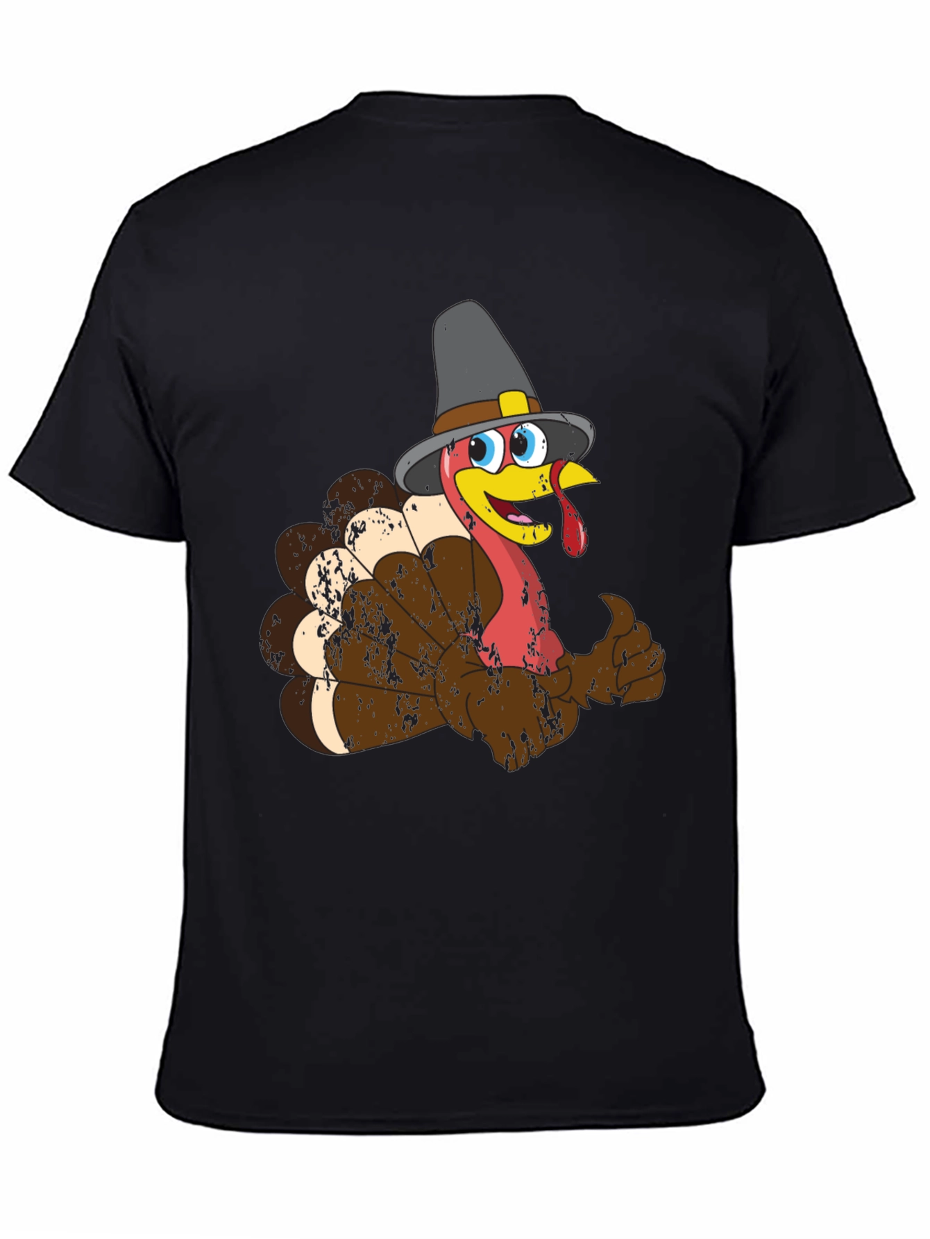 Thanksgiving Turkey Pilgrim T-Shirt - 4