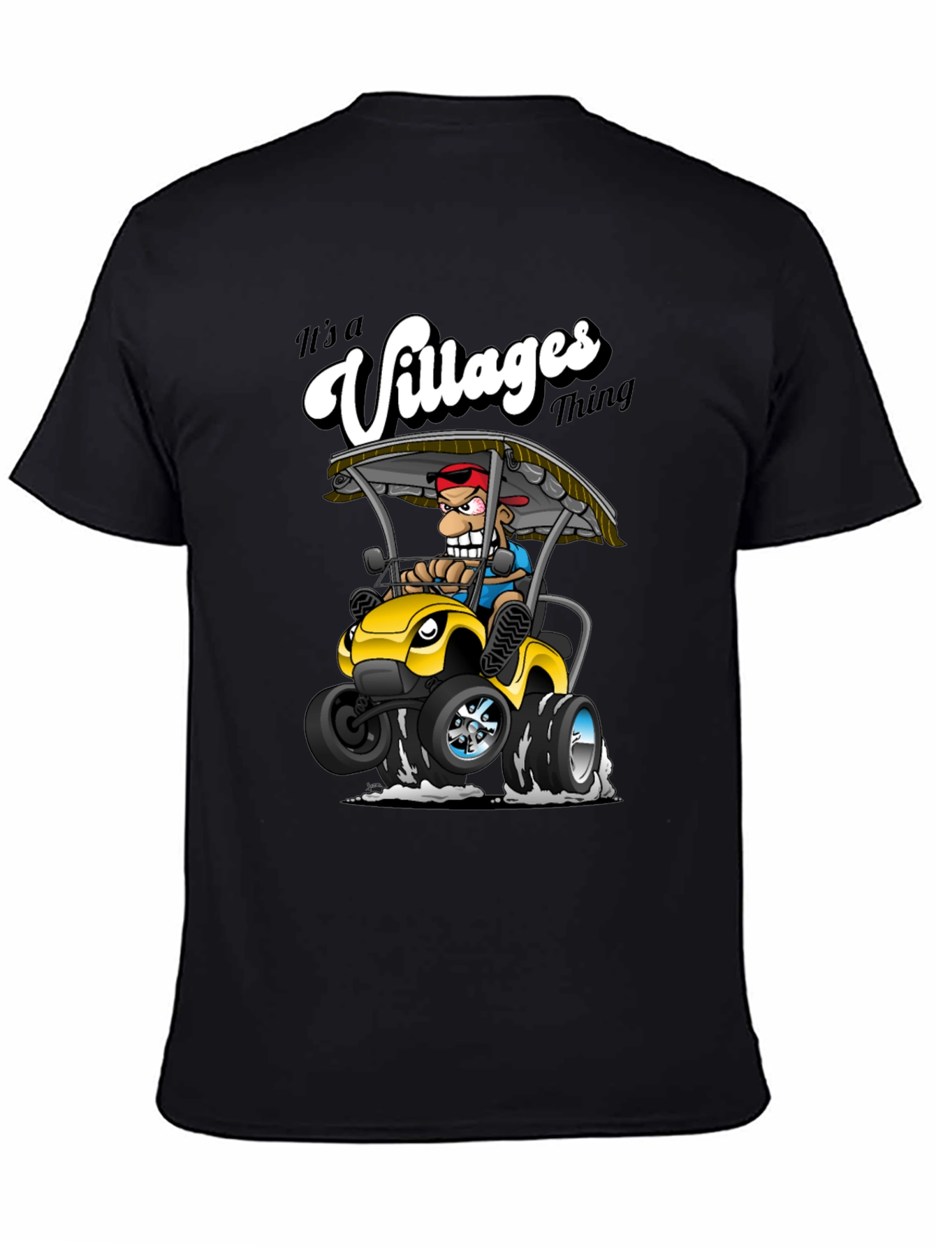 Black It's a Villages Thing Black T-Shirt view 4