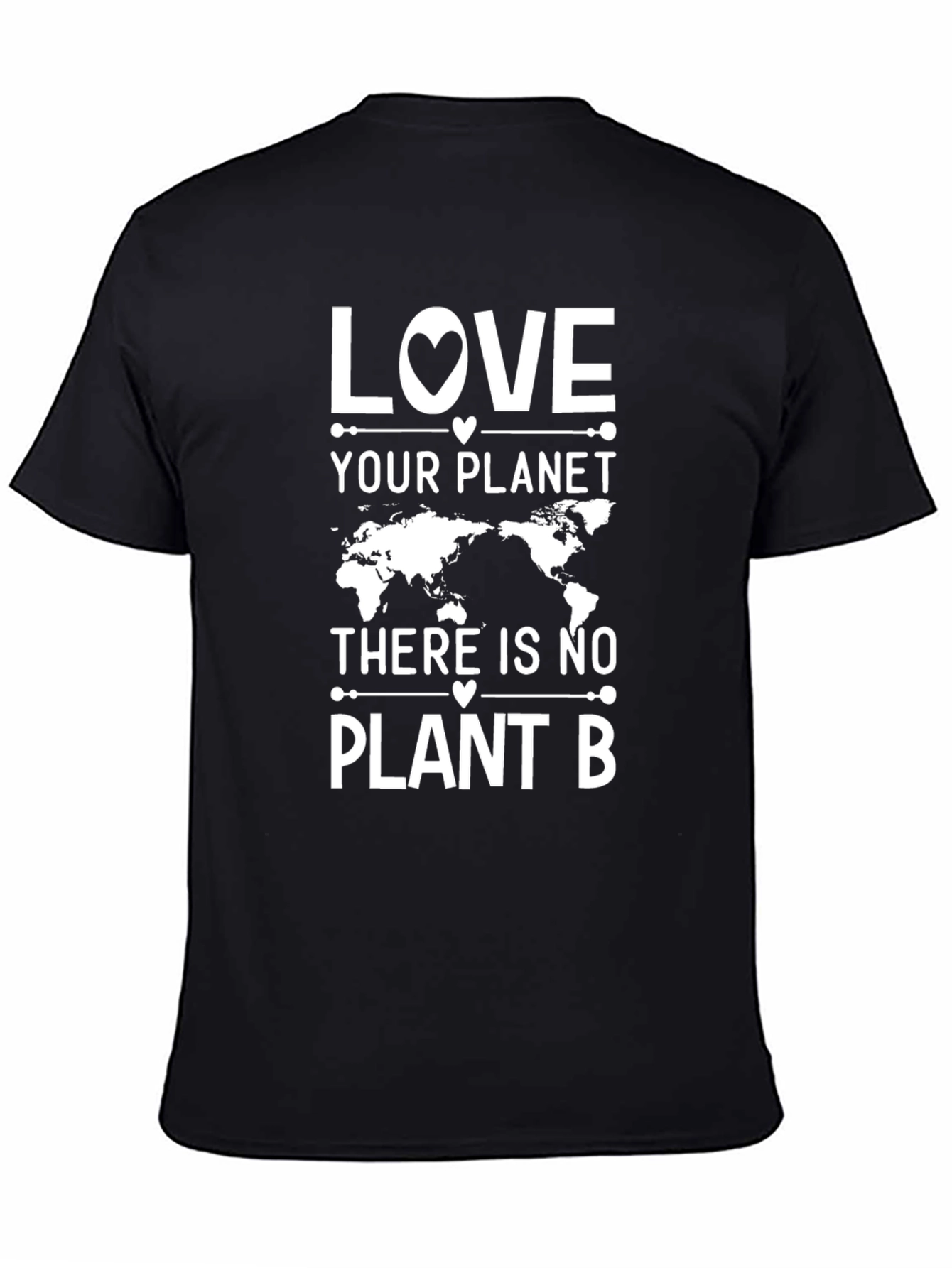 Black Love Your Planet T-Shirt - No Planet B - Earth Day Tee view 4