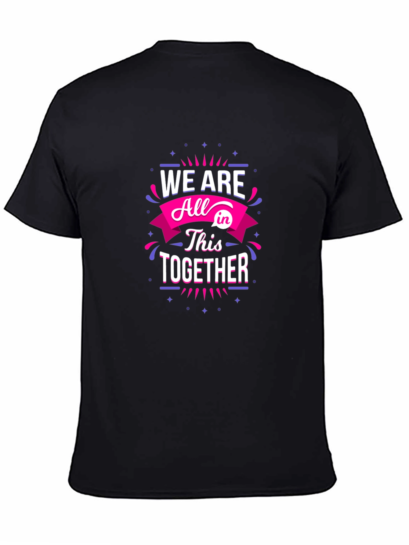 Black We Are All in This Together Graphic T-Shirt view 4