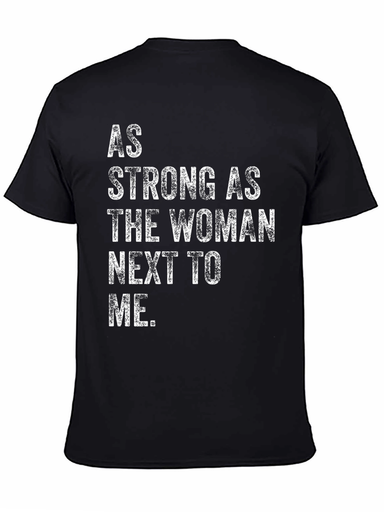 Black Strong Woman Graphic Tee - Empowering Message view 4