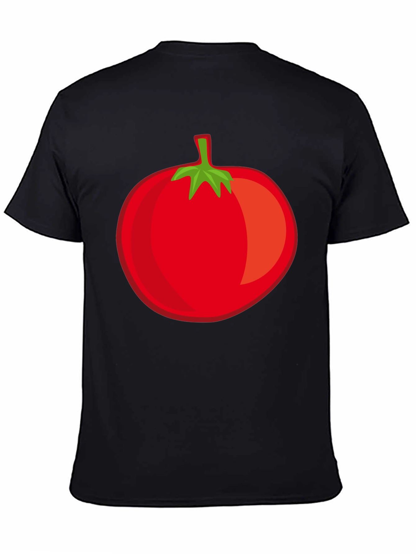 Tomato Graphic Black T-Shirt - 4