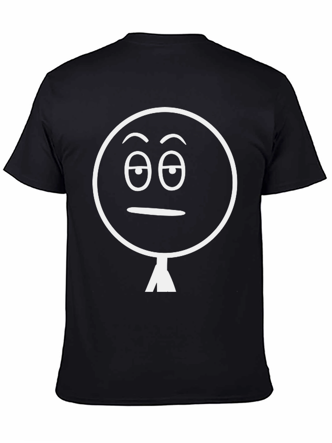 Black Sarcastic Mood Black T-Shirt - Funny Graphic Tee view 4