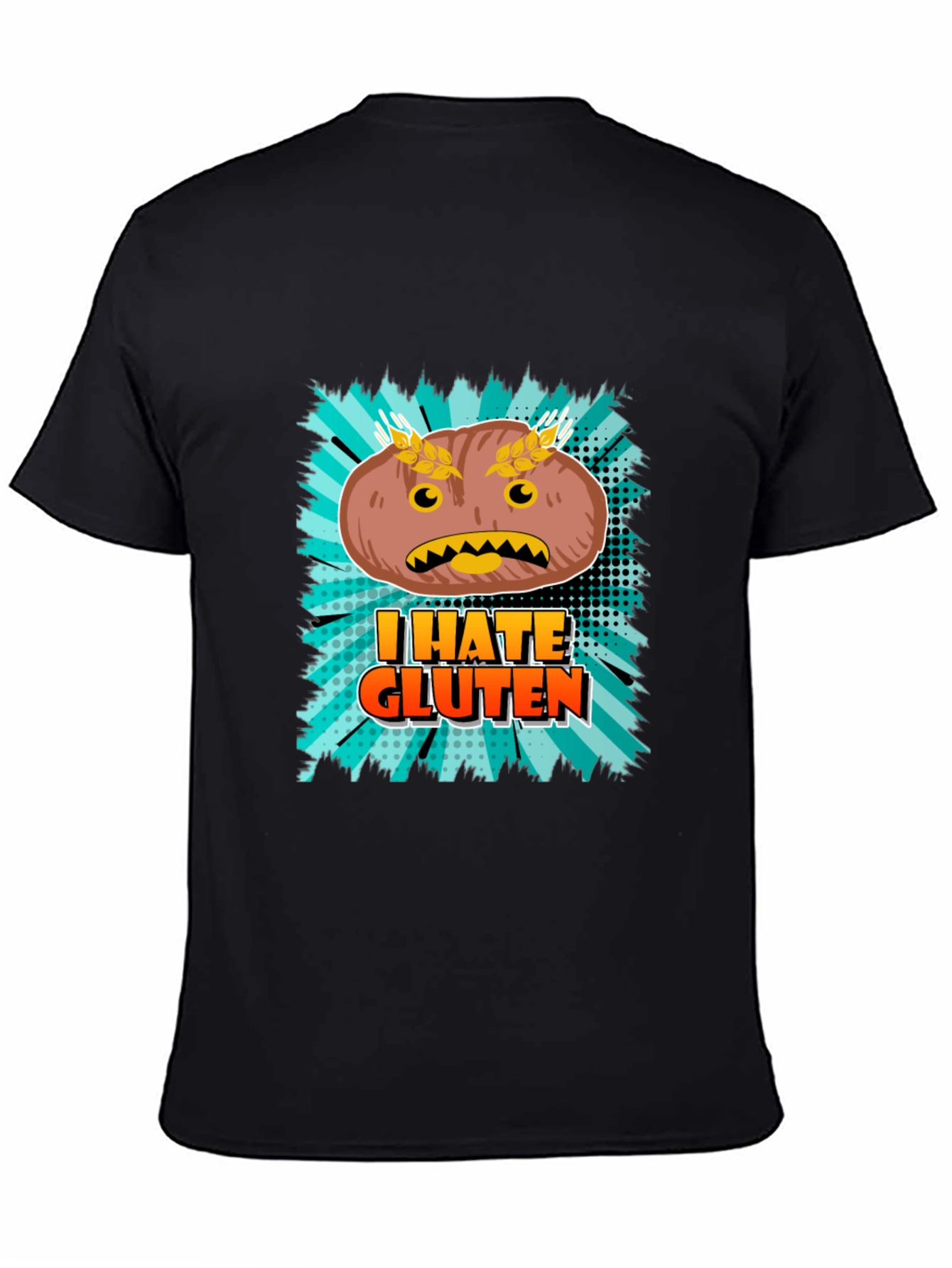 I Hate Gluten T-Shirt - Funny Food Allergy Tee - 4