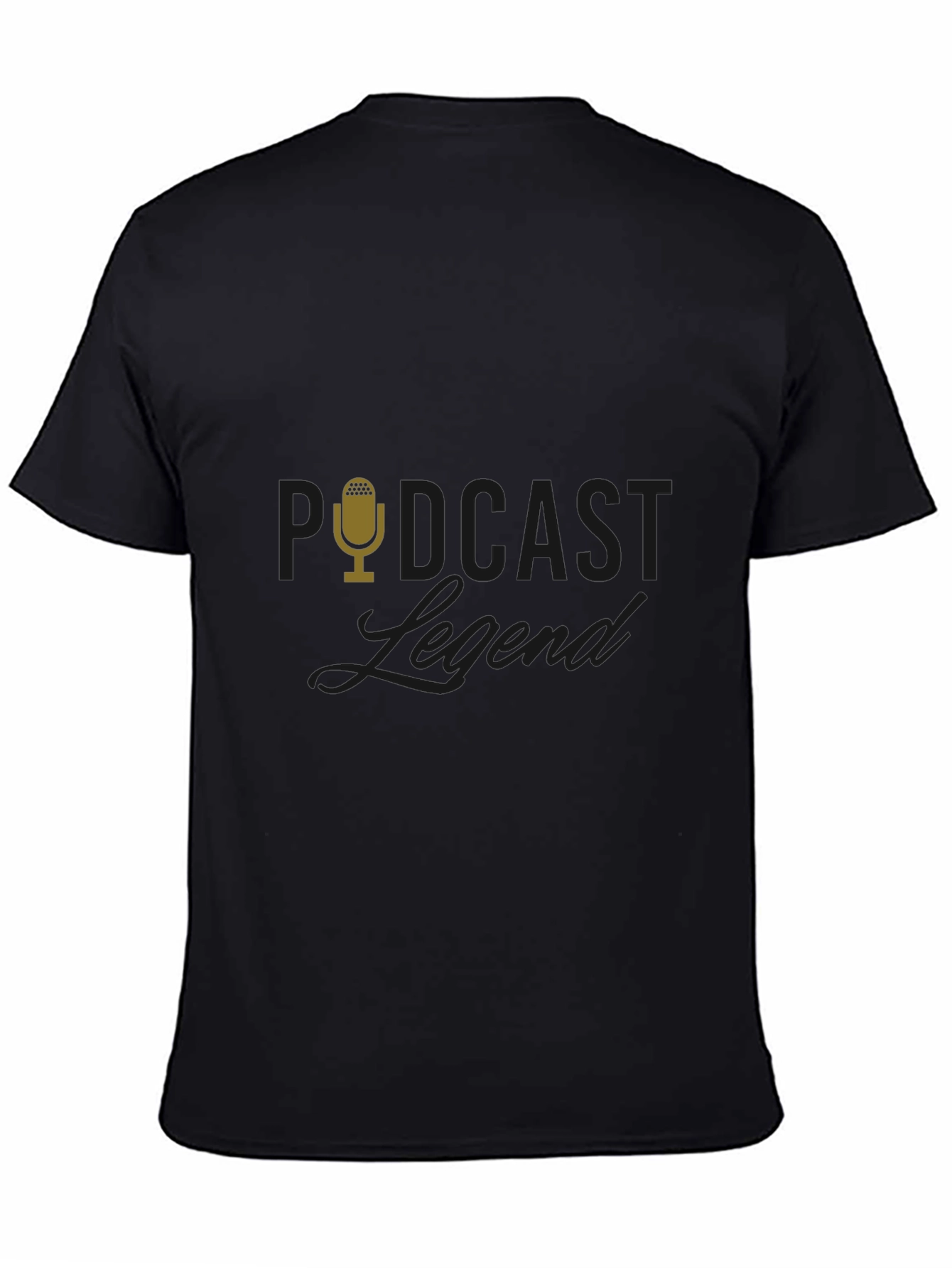Podcast Legend Black T-Shirt - 4