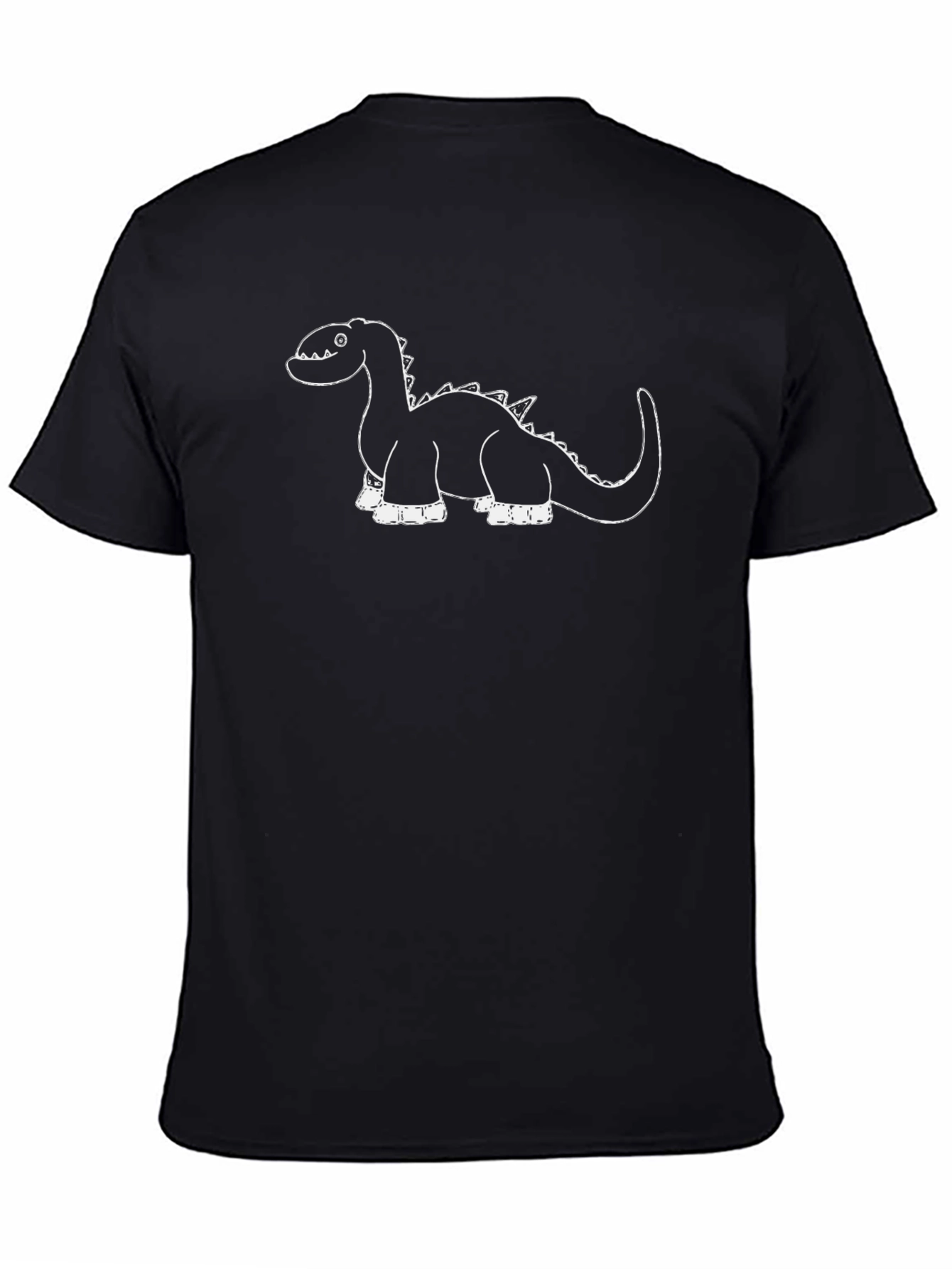 Black Dinosaur Graphic Tee - Men's Short Sleeve view 4
