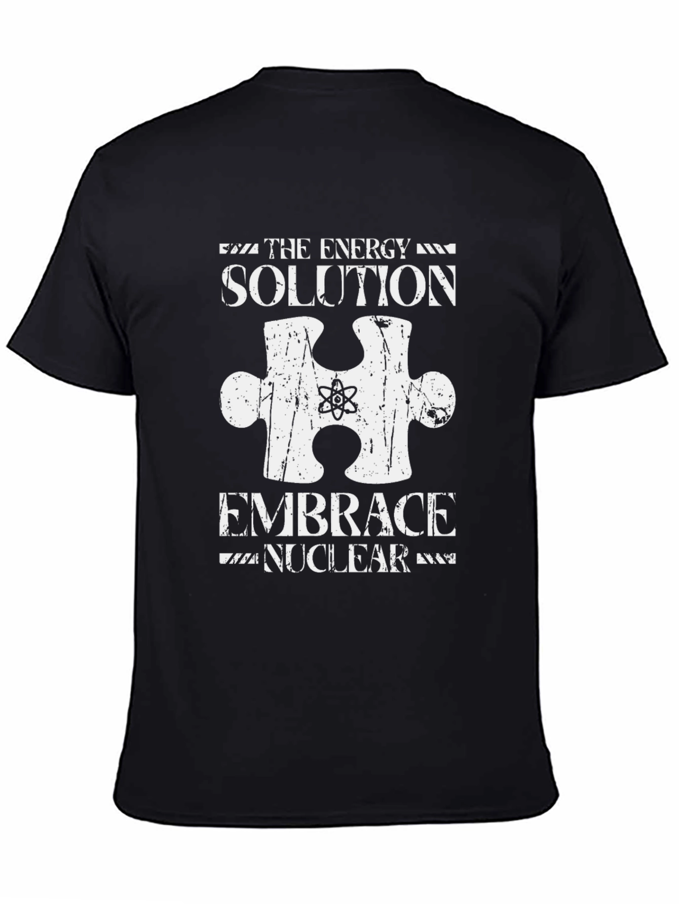 Black Nuclear Energy Solution T-Shirt view 4