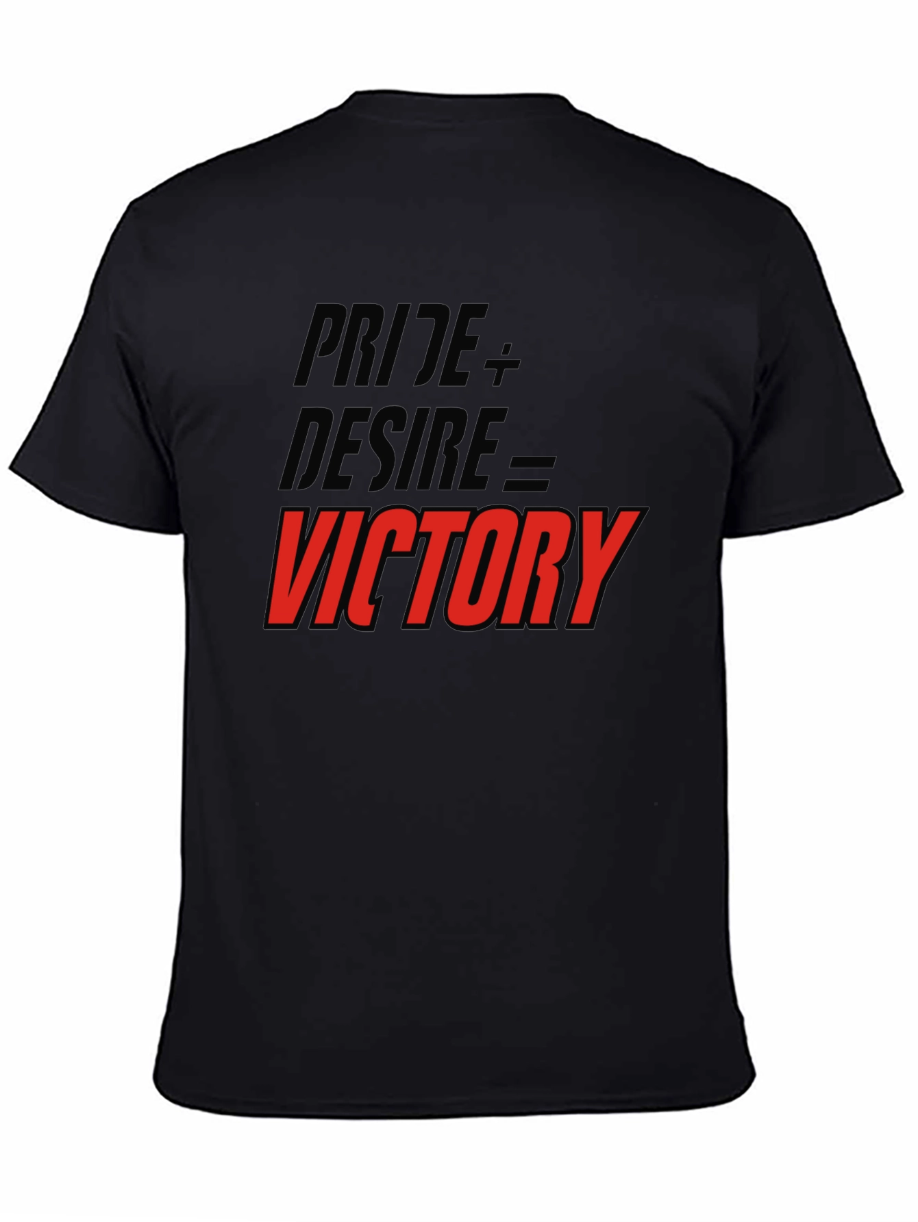 Black Pride Desire Victory Graphic T-Shirt view 4