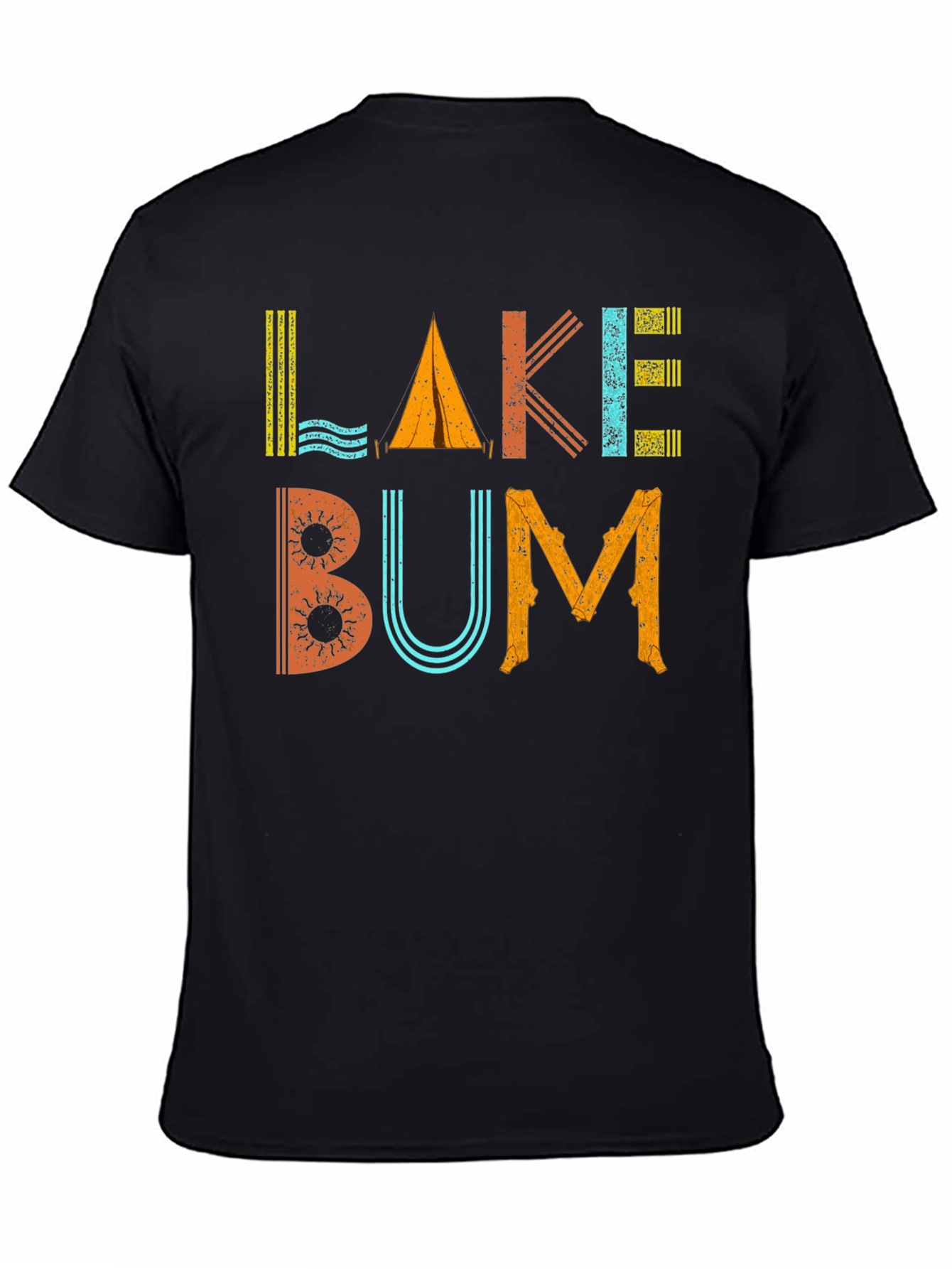 Black Lake Bum Graphic Tee - Camping & Outdoor Fun view 4