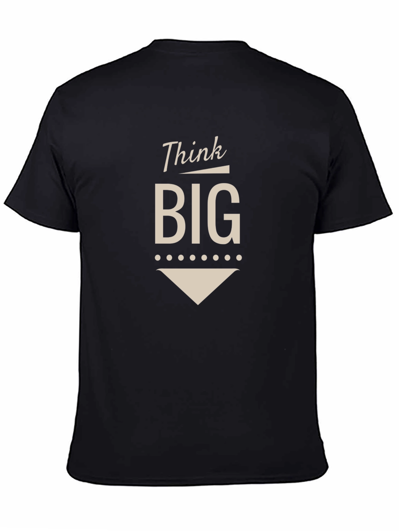 Black Think Big Graphic T-Shirt view 4