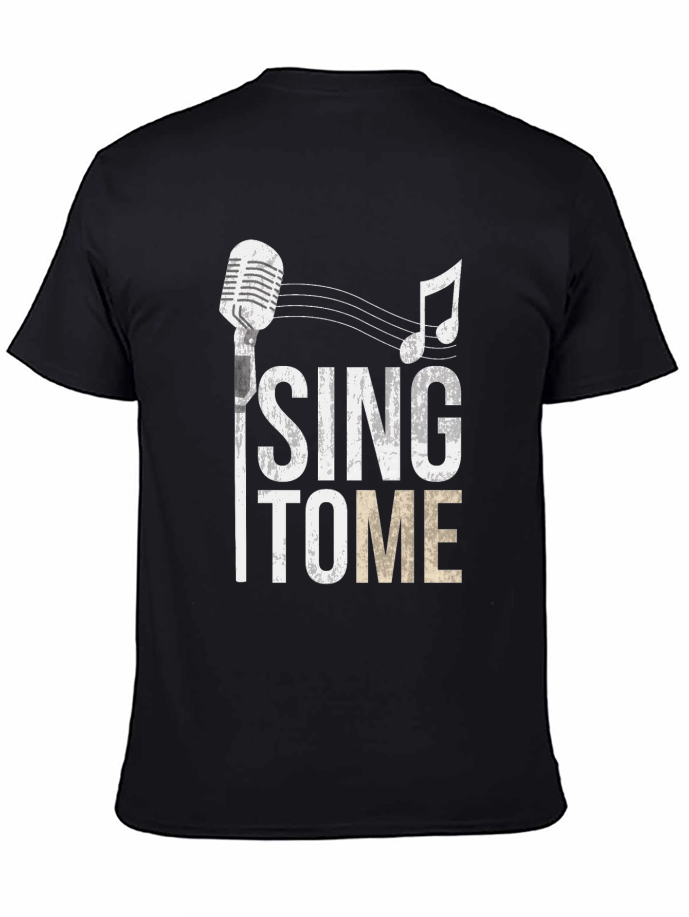 Black Sing To Me Graphic T-Shirt view 4