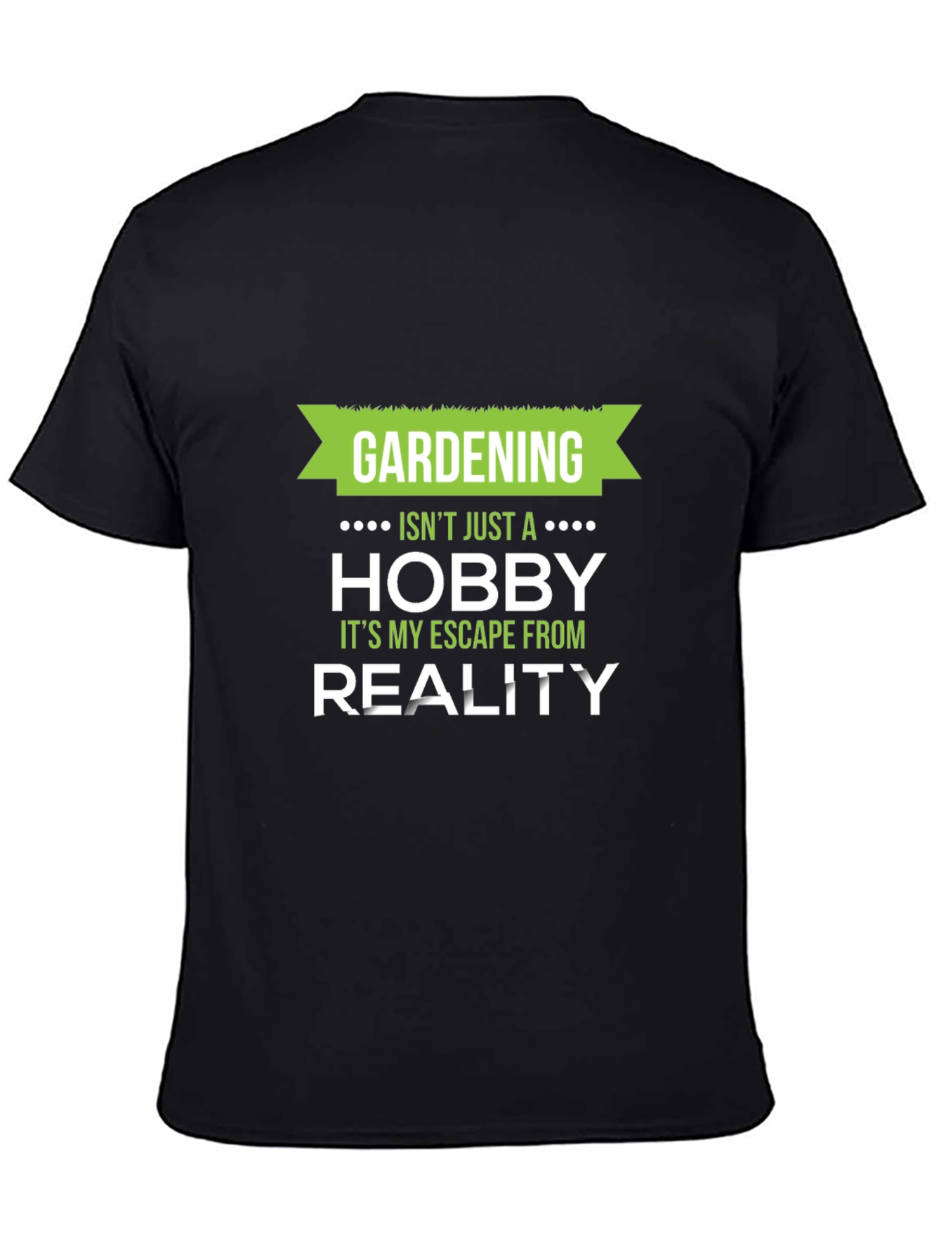 Black Gardening Escape T-Shirt - Hobbyist Apparel view 4