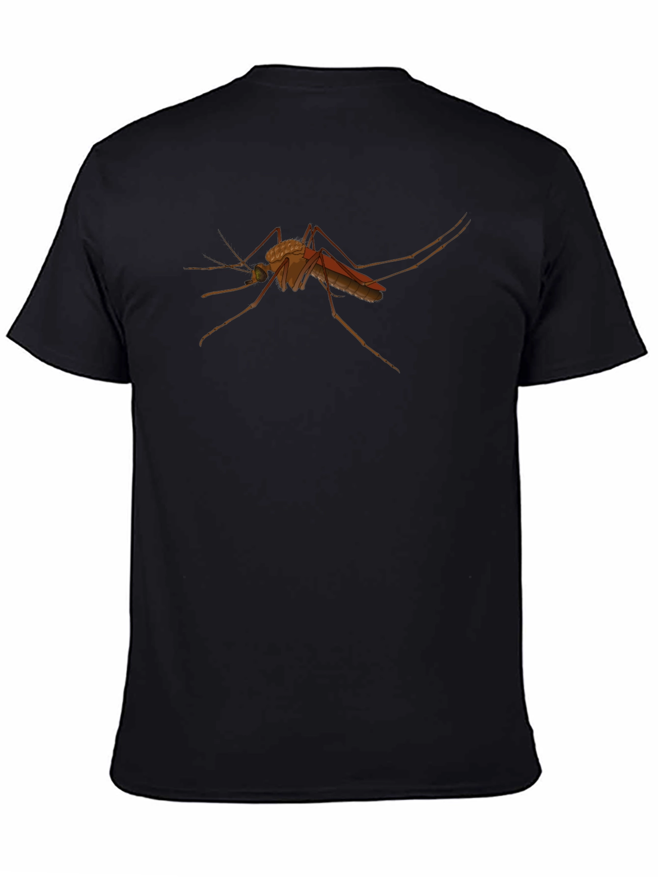 Black Mosquito Graphic Black T-Shirt view 4