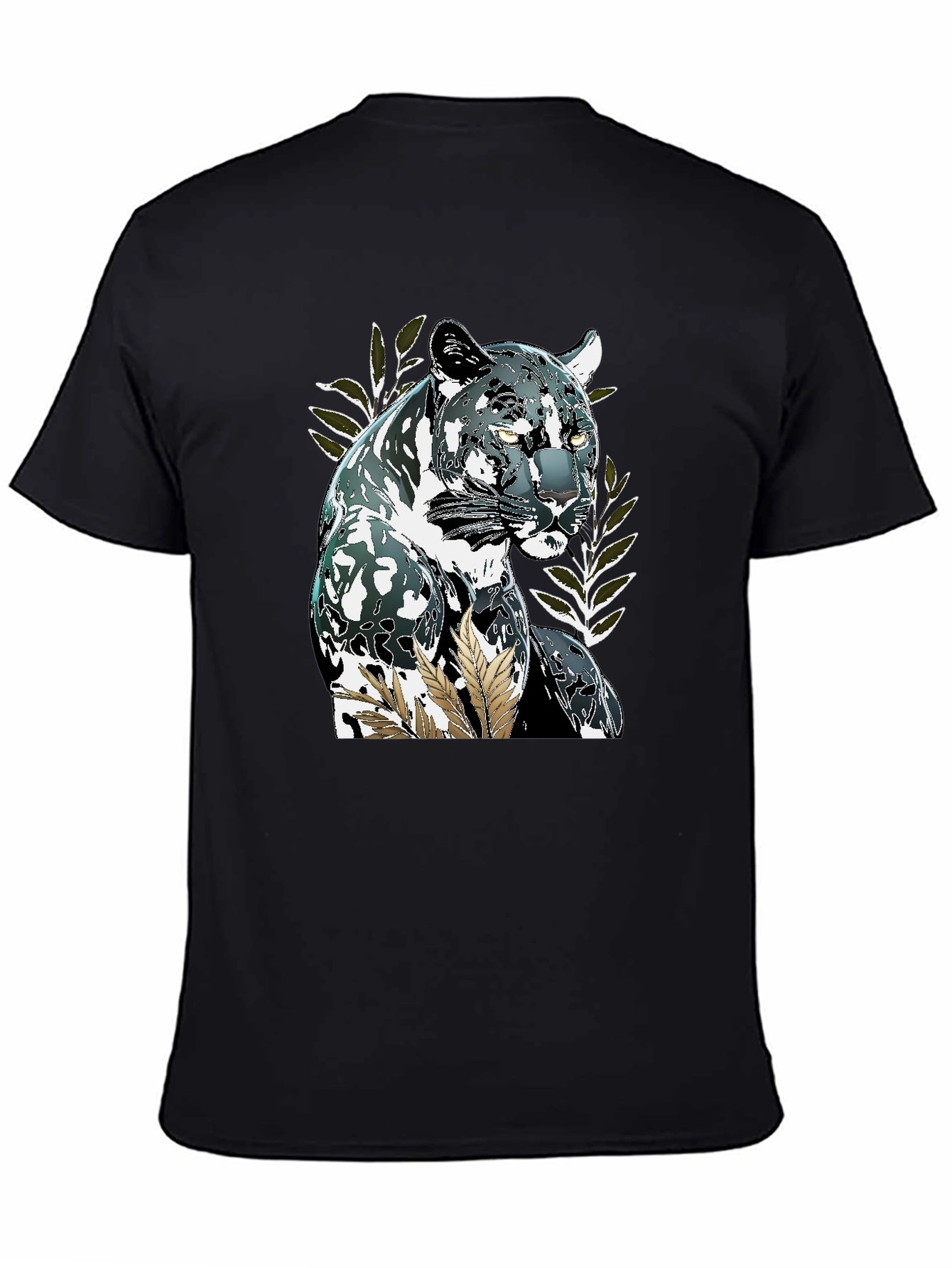 Black Black Panther Graphic Tee - Stylish Men's Shirt view 4