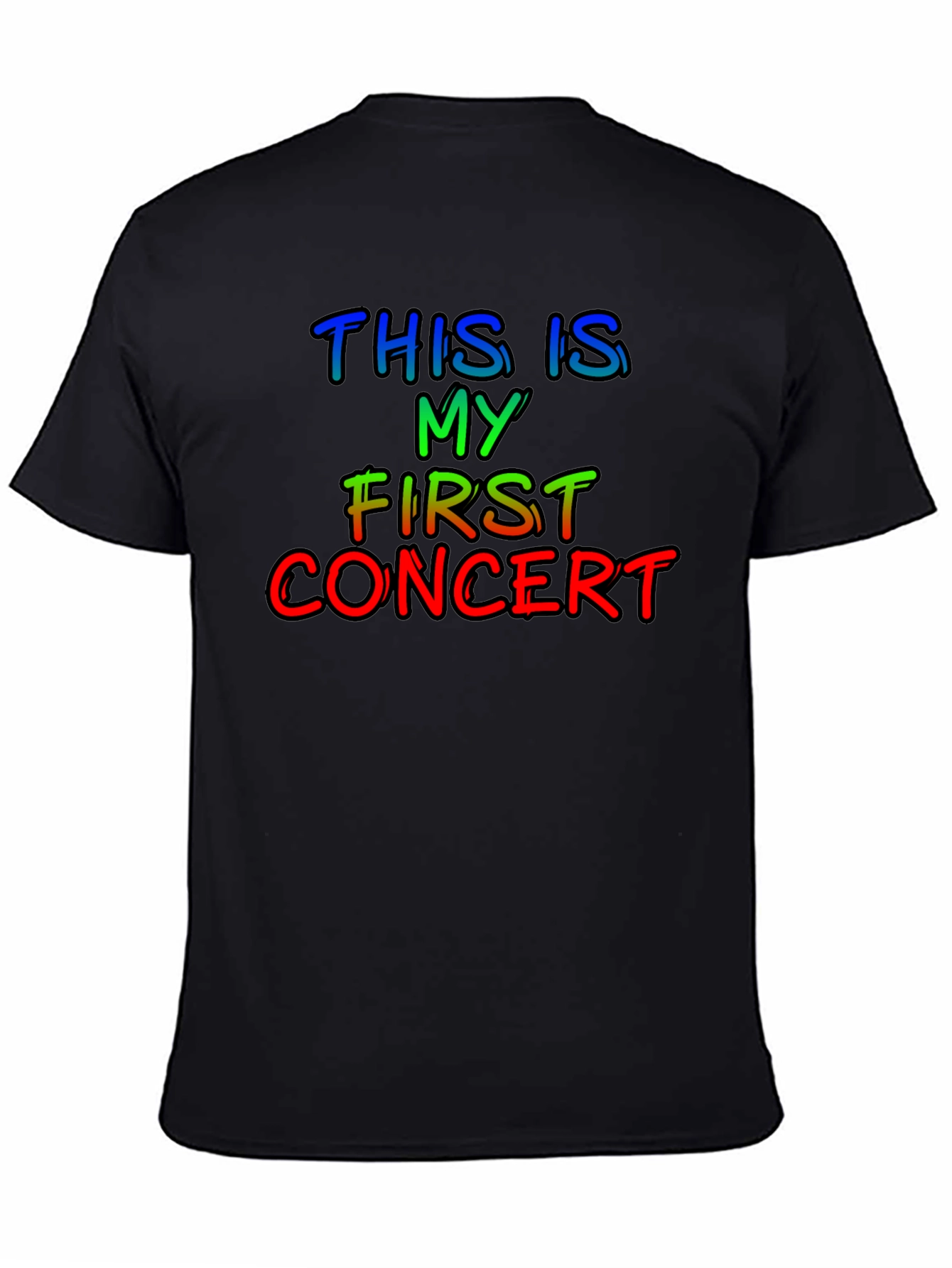 My First Concert T-Shirt - Rainbow Text - 4