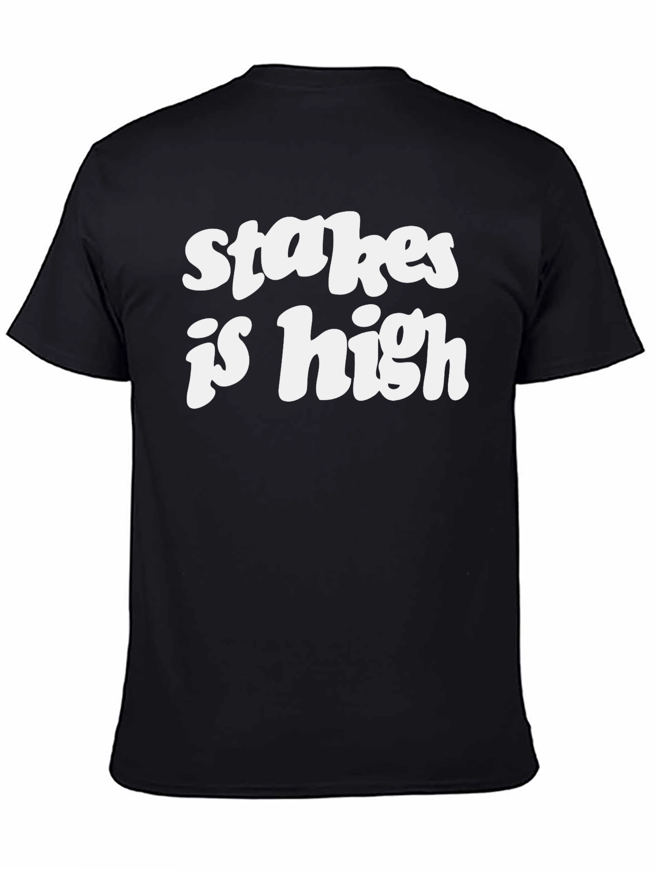 Black Stakes Is High Graphic Tee - Black view 4