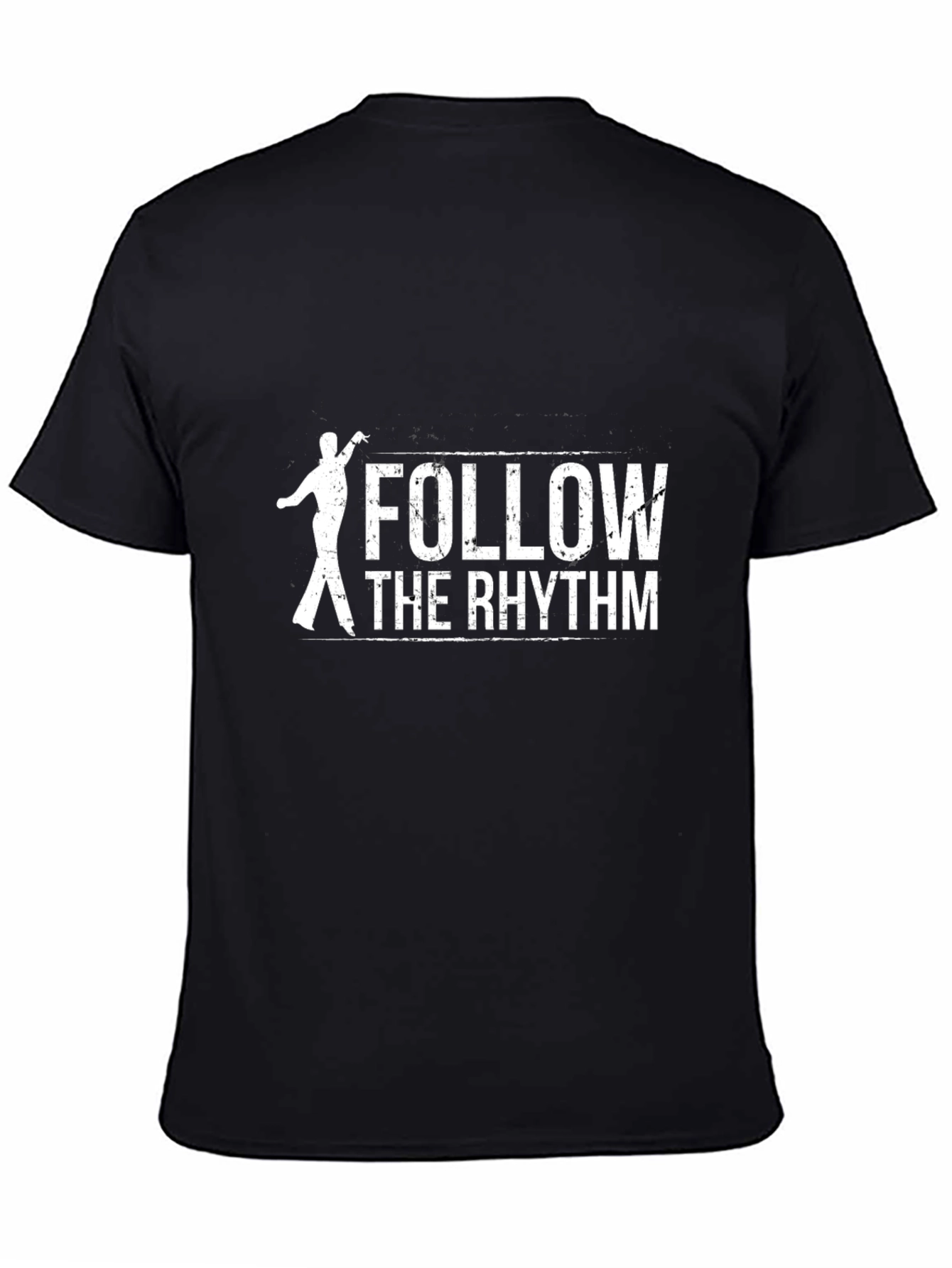 Follow The Rhythm Graphic Tee - Black - 4