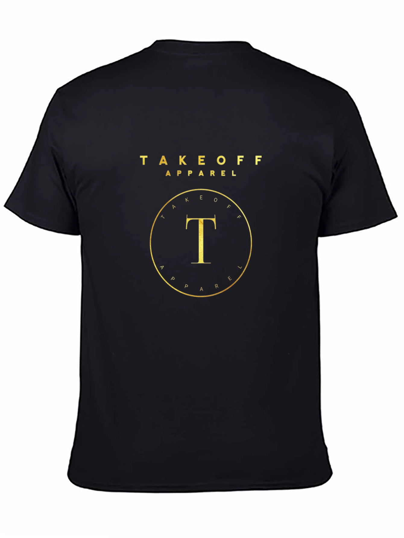 Black Takeoff Apparel Black T-Shirt view 4