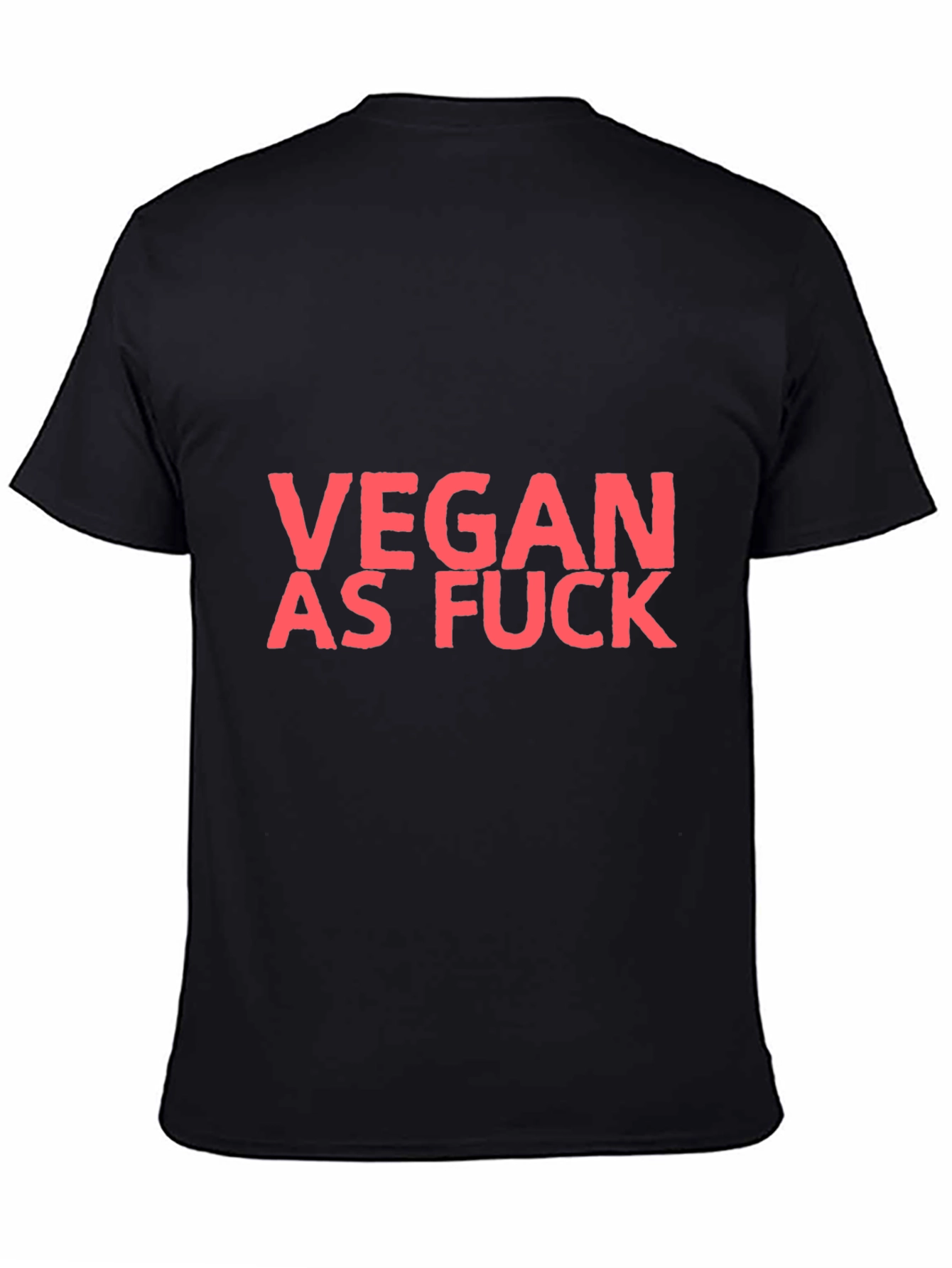 Black Vegan AF T-Shirt - Bold Statement Tee view 4