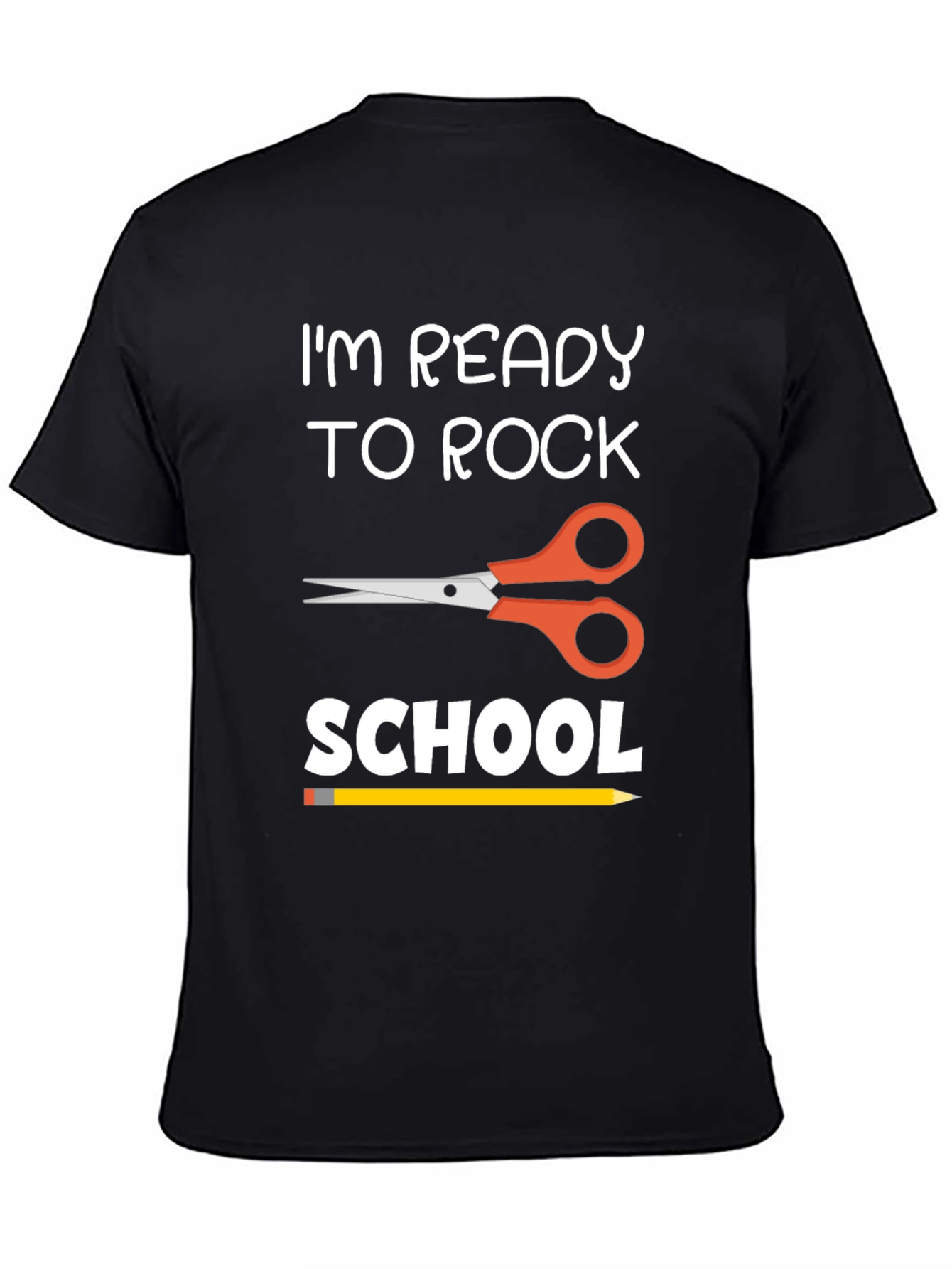 Black Ready to Rock School T-Shirt view 4
