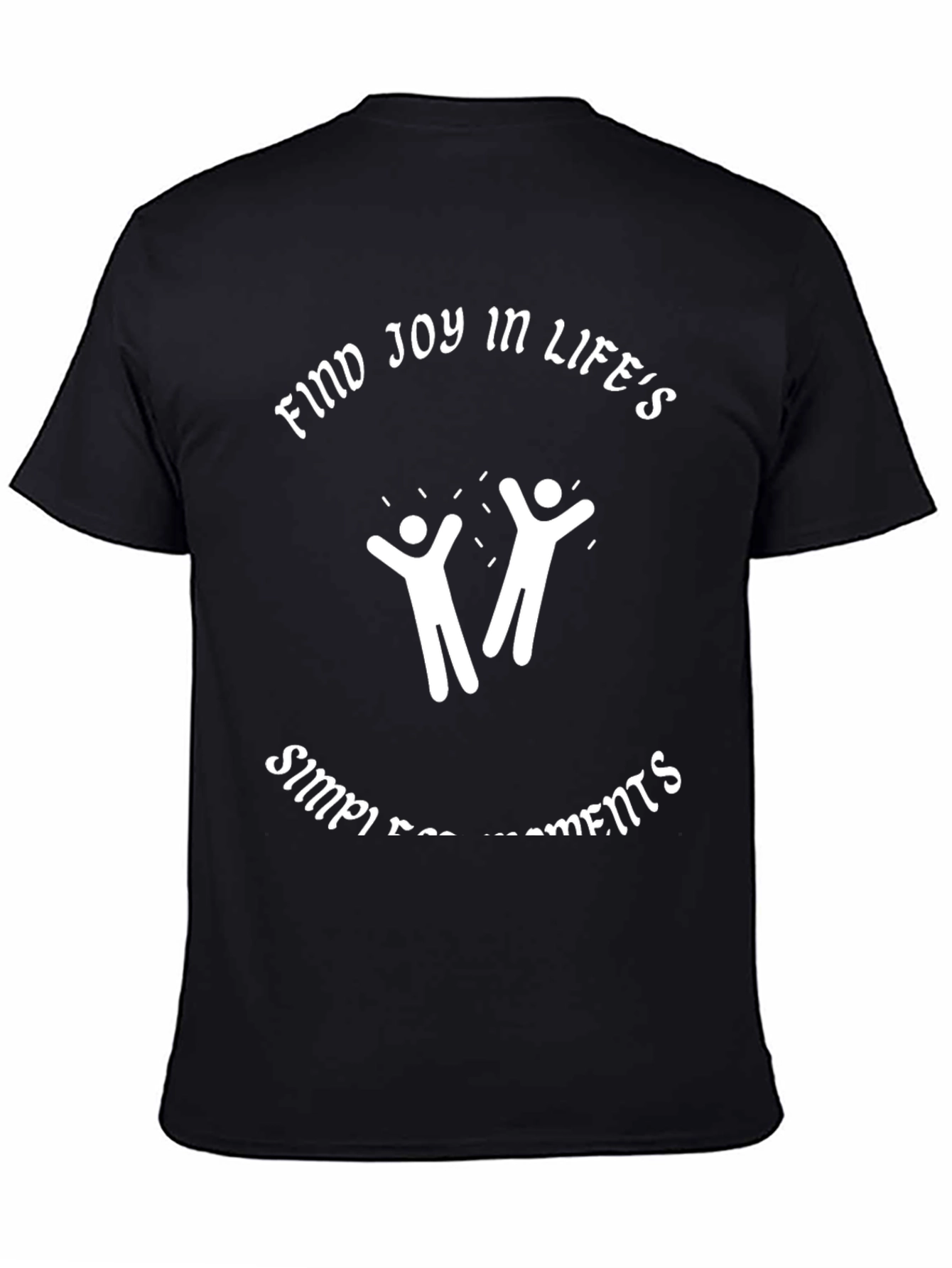 Black Joy in Life T-Shirt - Find Joy in Simple Moments! view 4