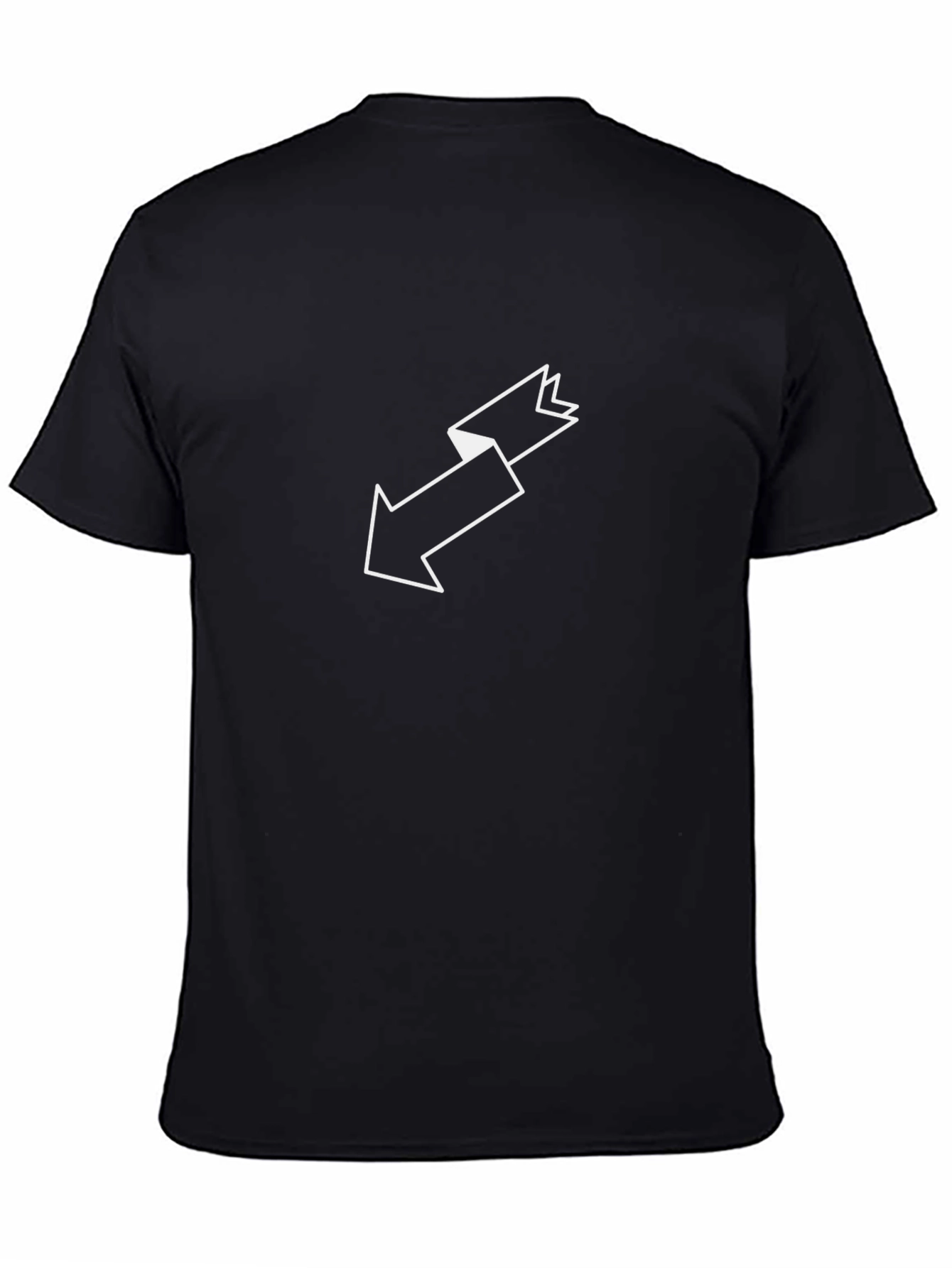 Black Arrow Graphic Tee - Casual Cool view 4