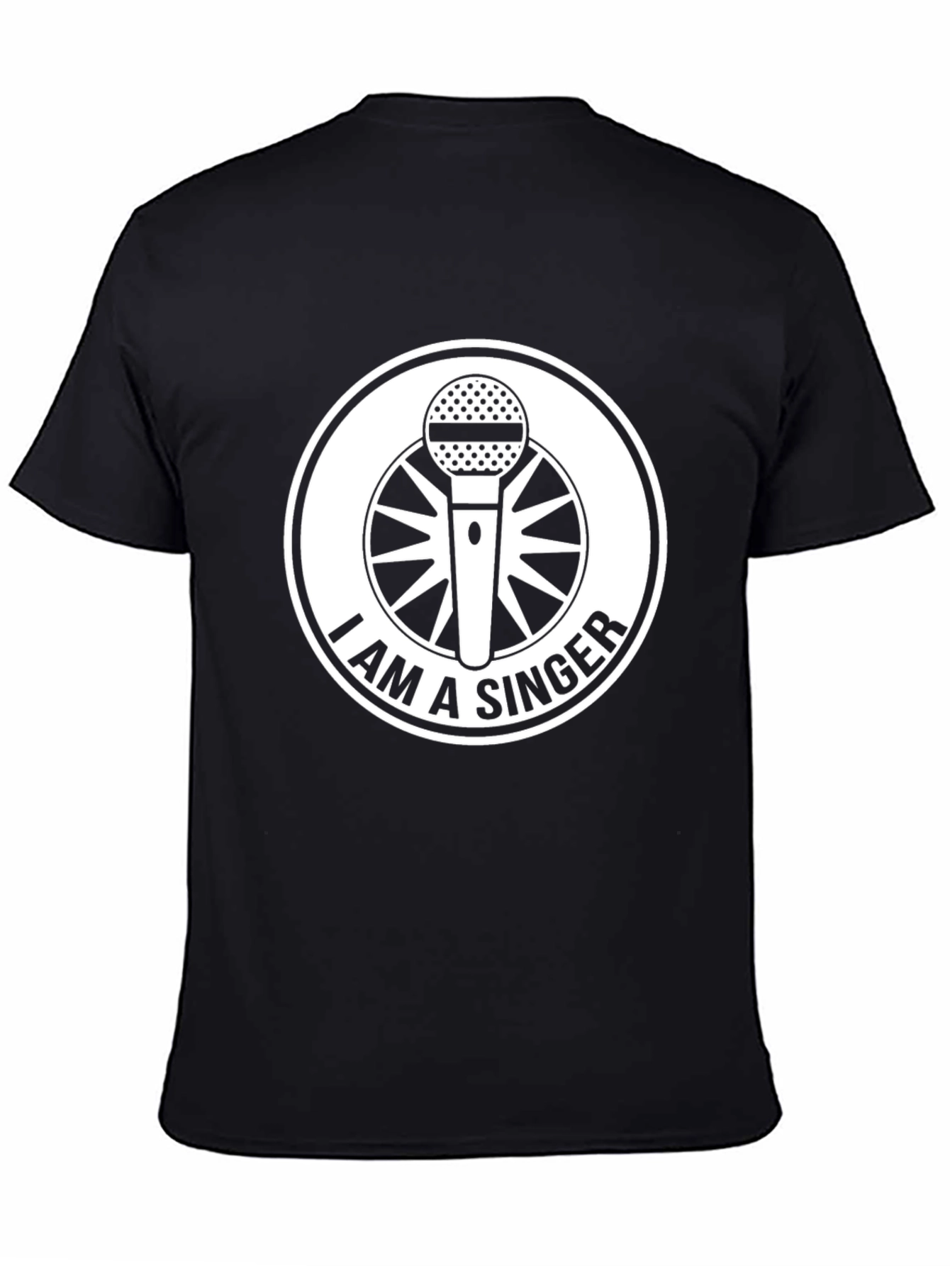 Black I Am A Singer T-Shirt - Music Lover Tee view 4