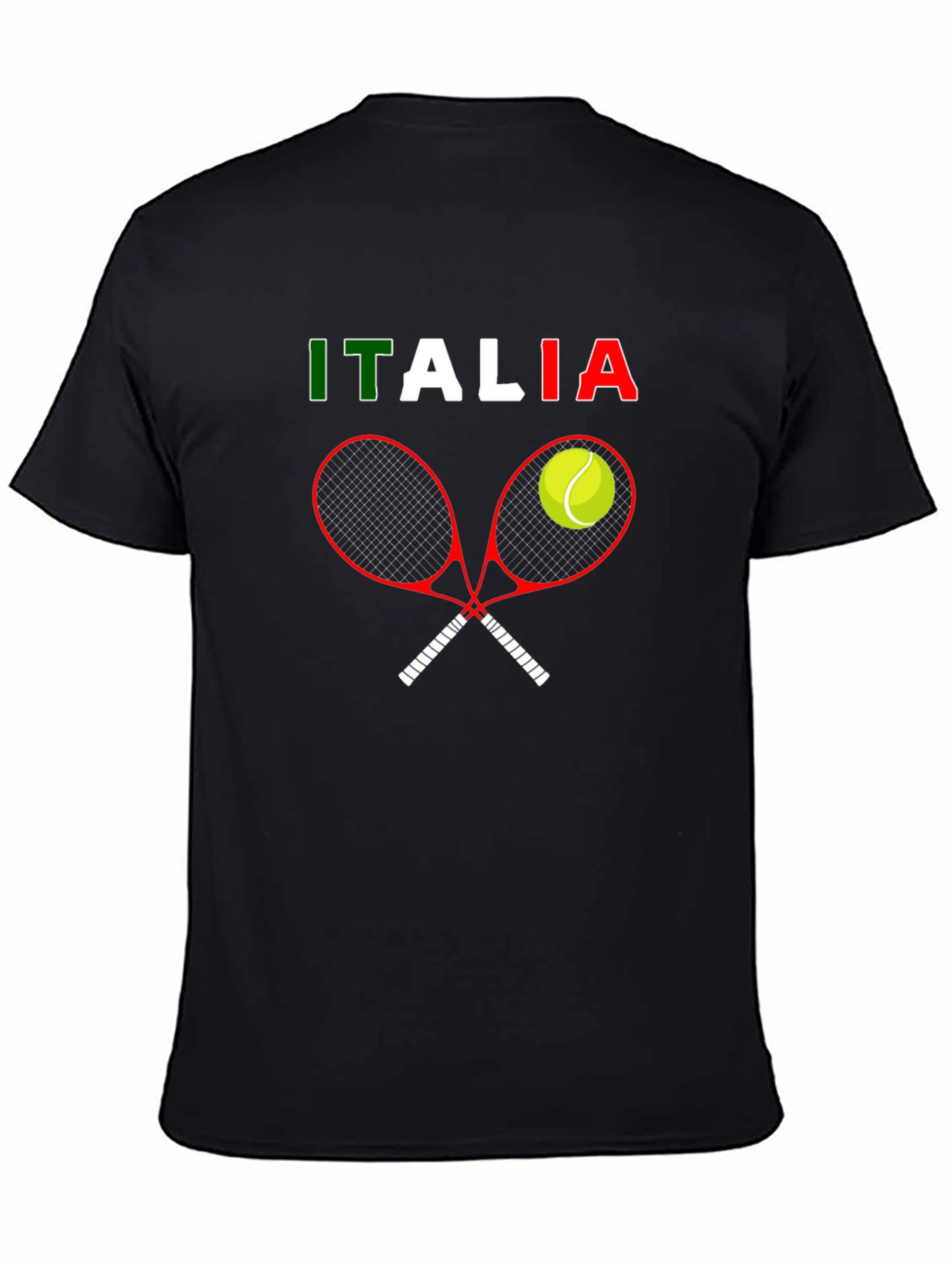 Italia Tennis T-Shirt - Fun Graphic Tee - 4