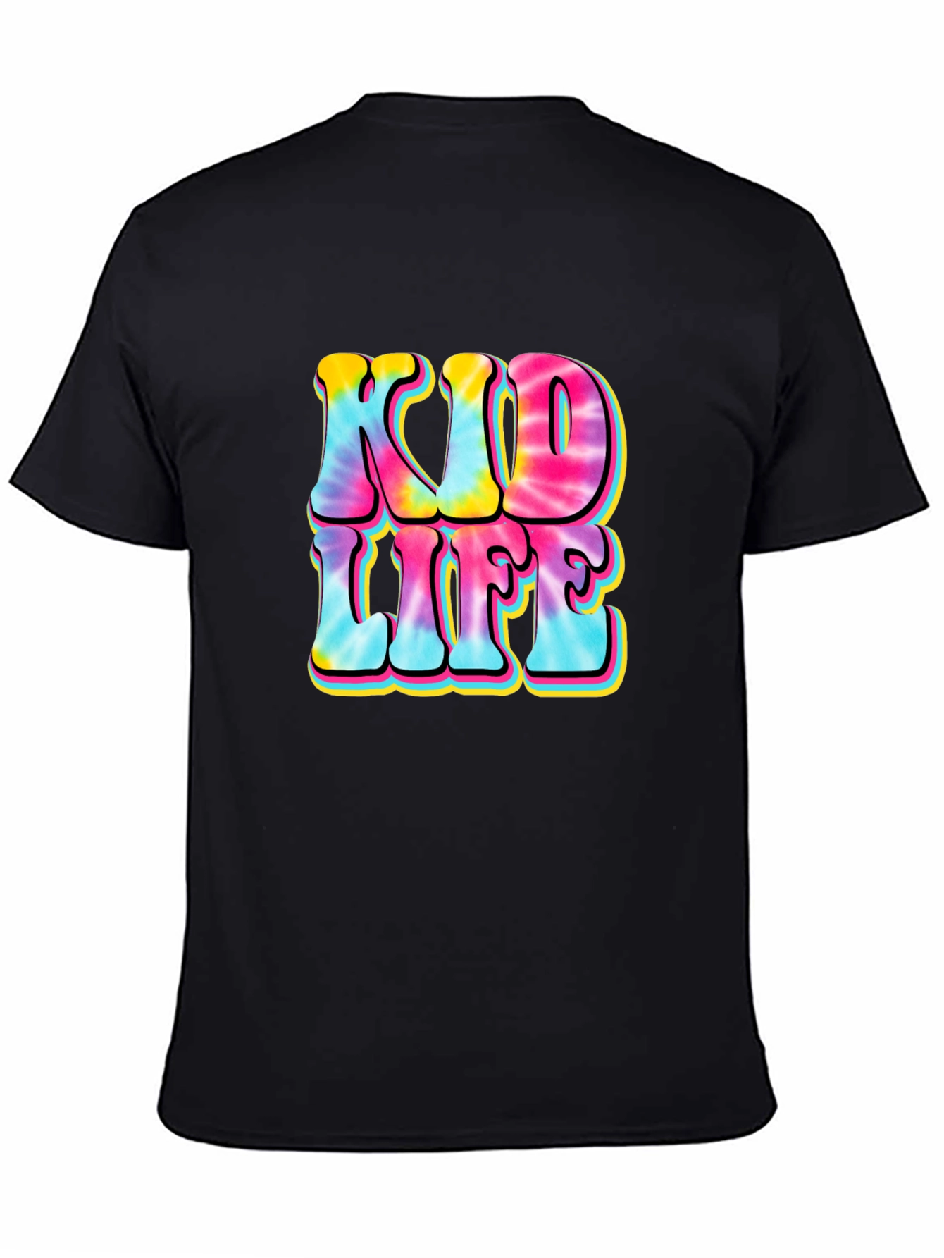 Black Kid Life Tie Dye Graphic Tee view 4