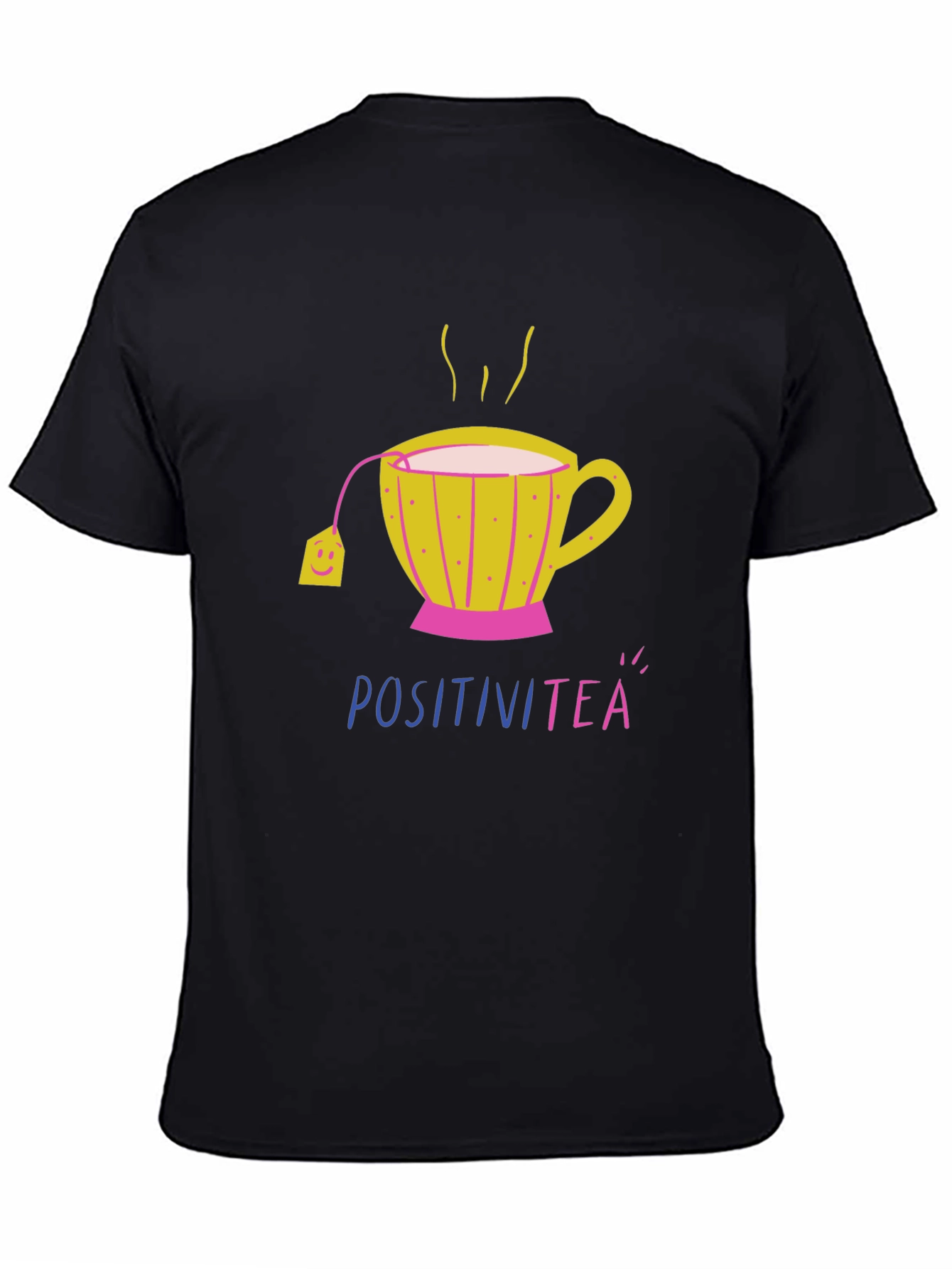 Black PositiviTEA Graphic T-Shirt - Black, Short Sleeve view 4