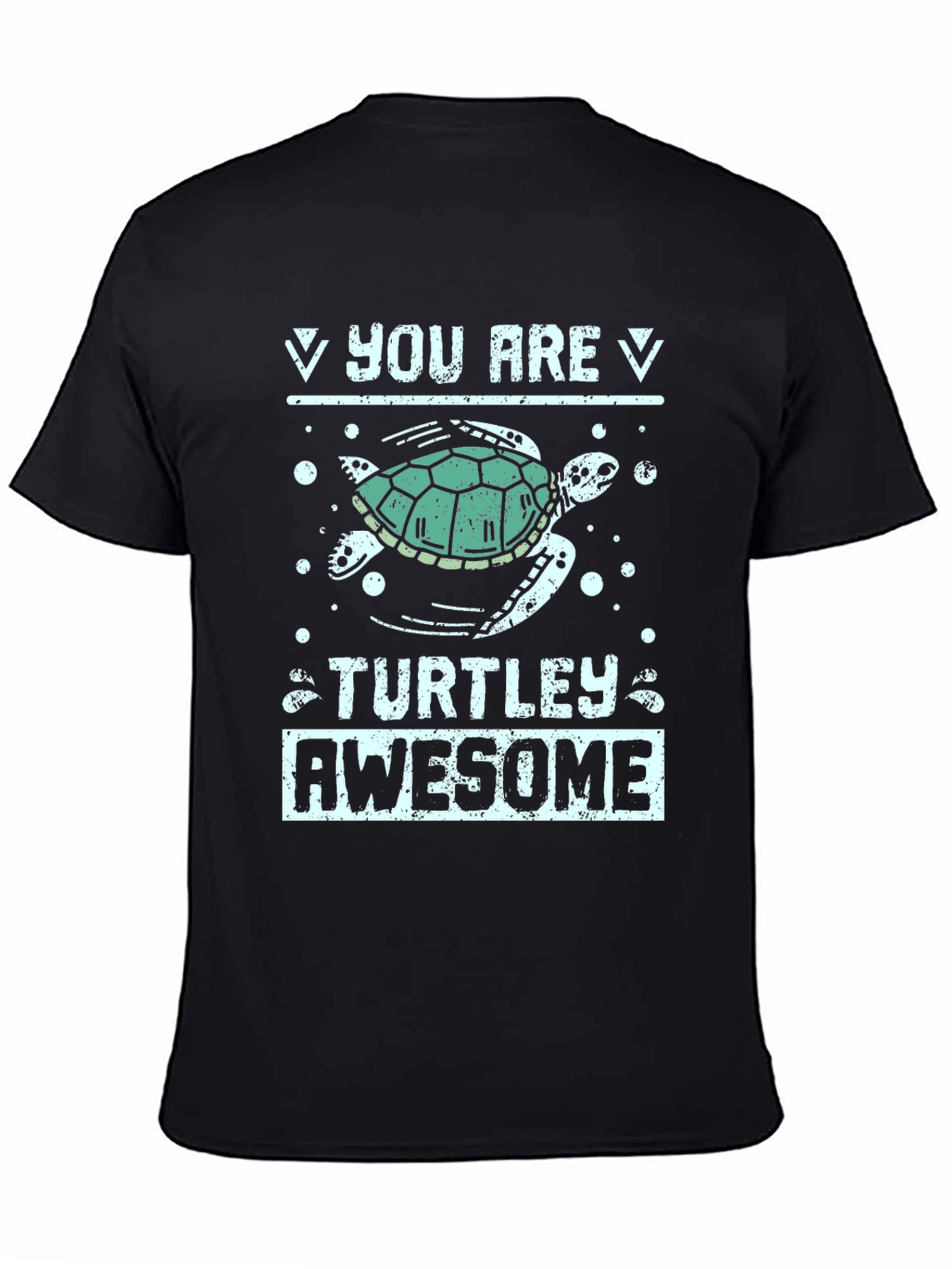 Black Turtley Awesome Graphic Tee view 4