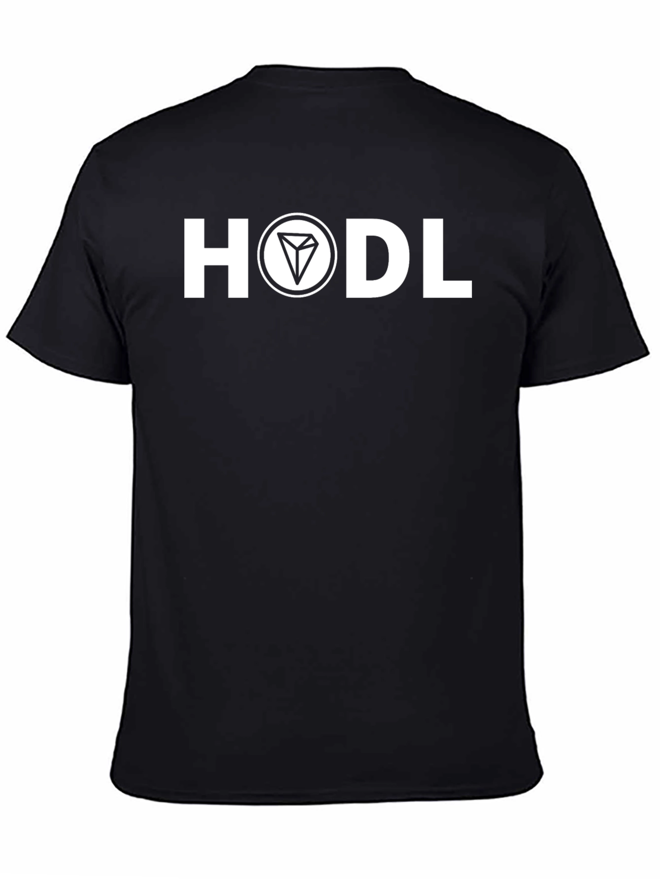 Black HODL Crypto Black T-Shirt view 4