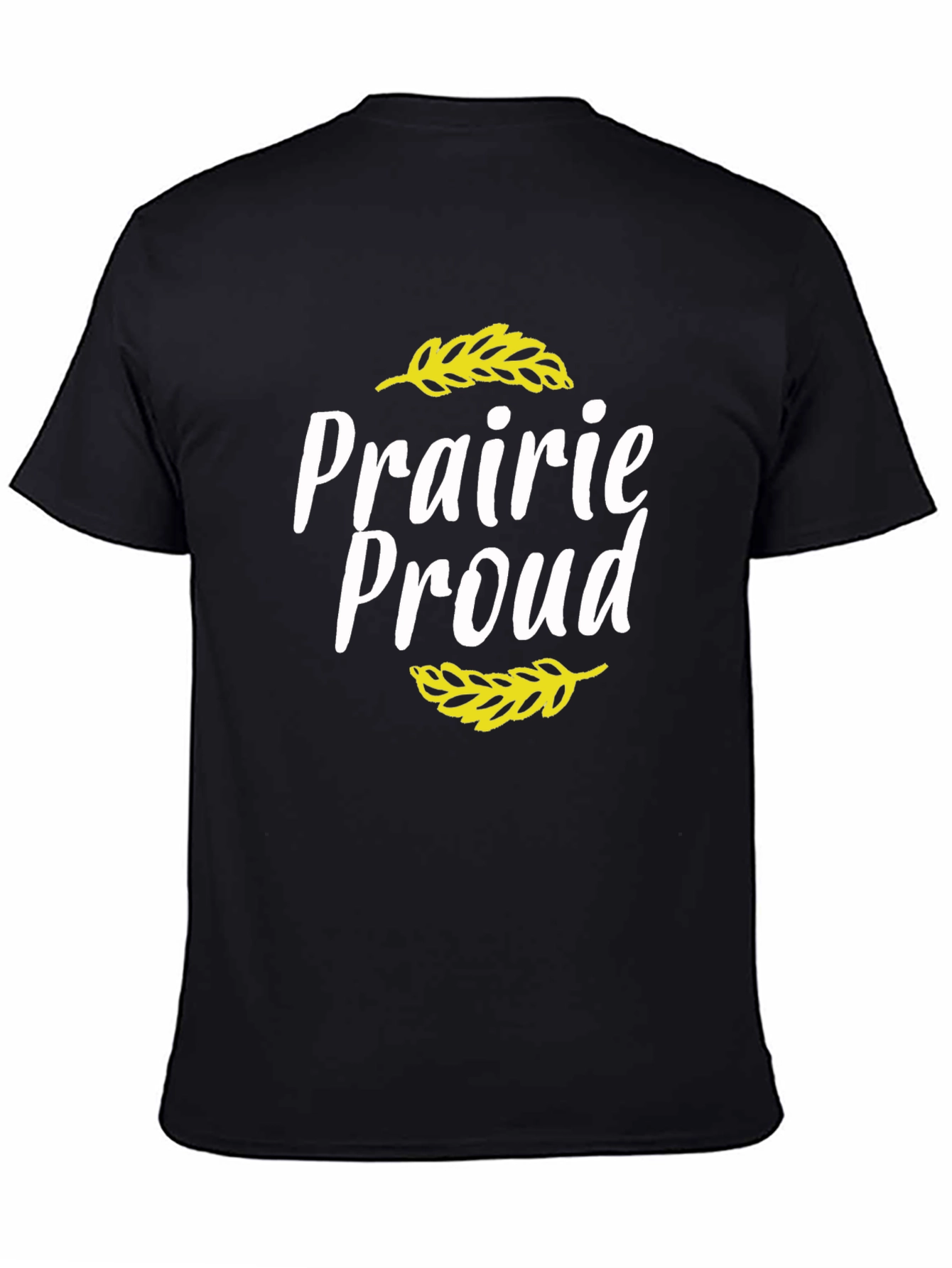 Black Prairie Proud Graphic Tee - Soft Black T-Shirt view 4