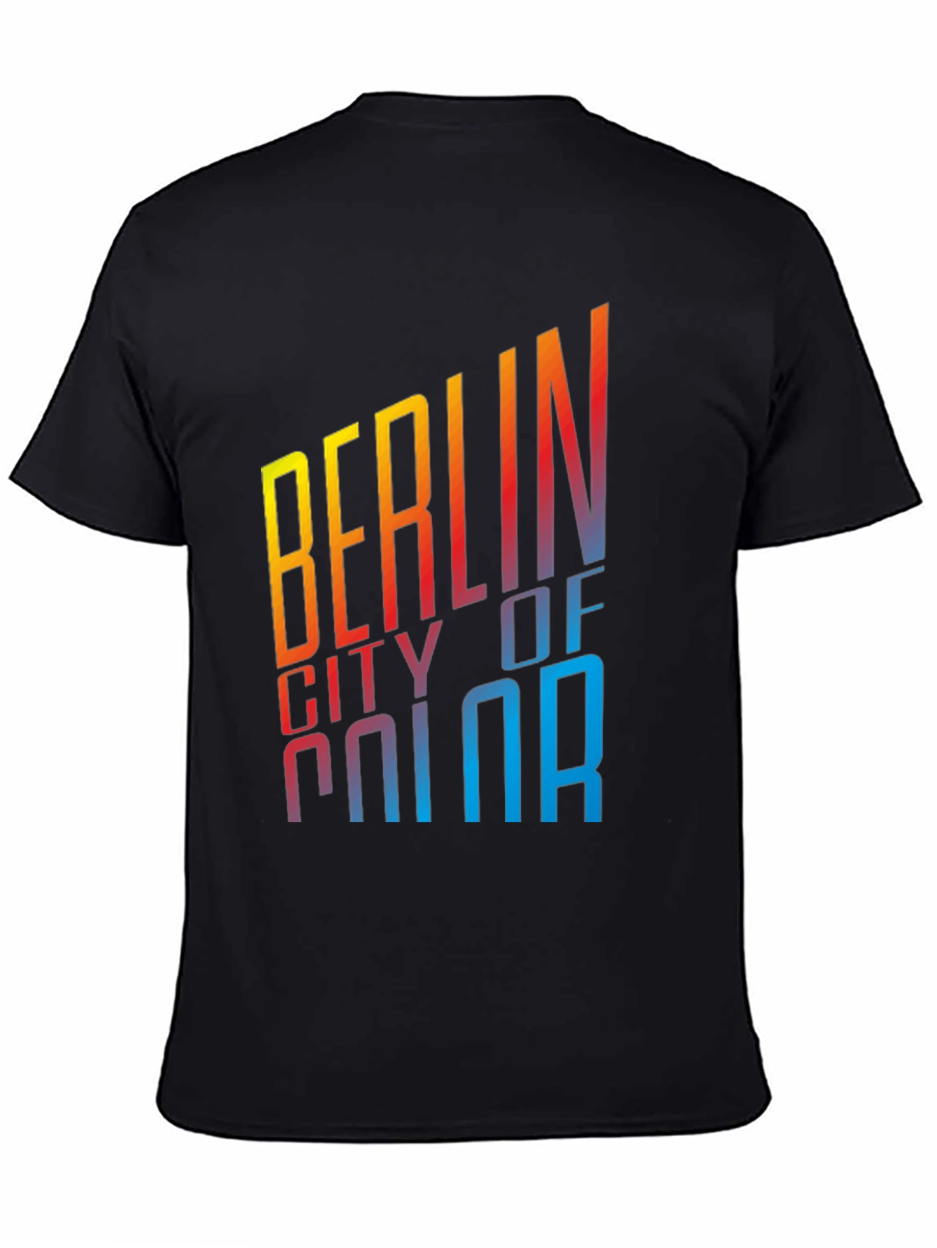 Black Berlin City of Sin T-Shirt - Graphic Tee view 4