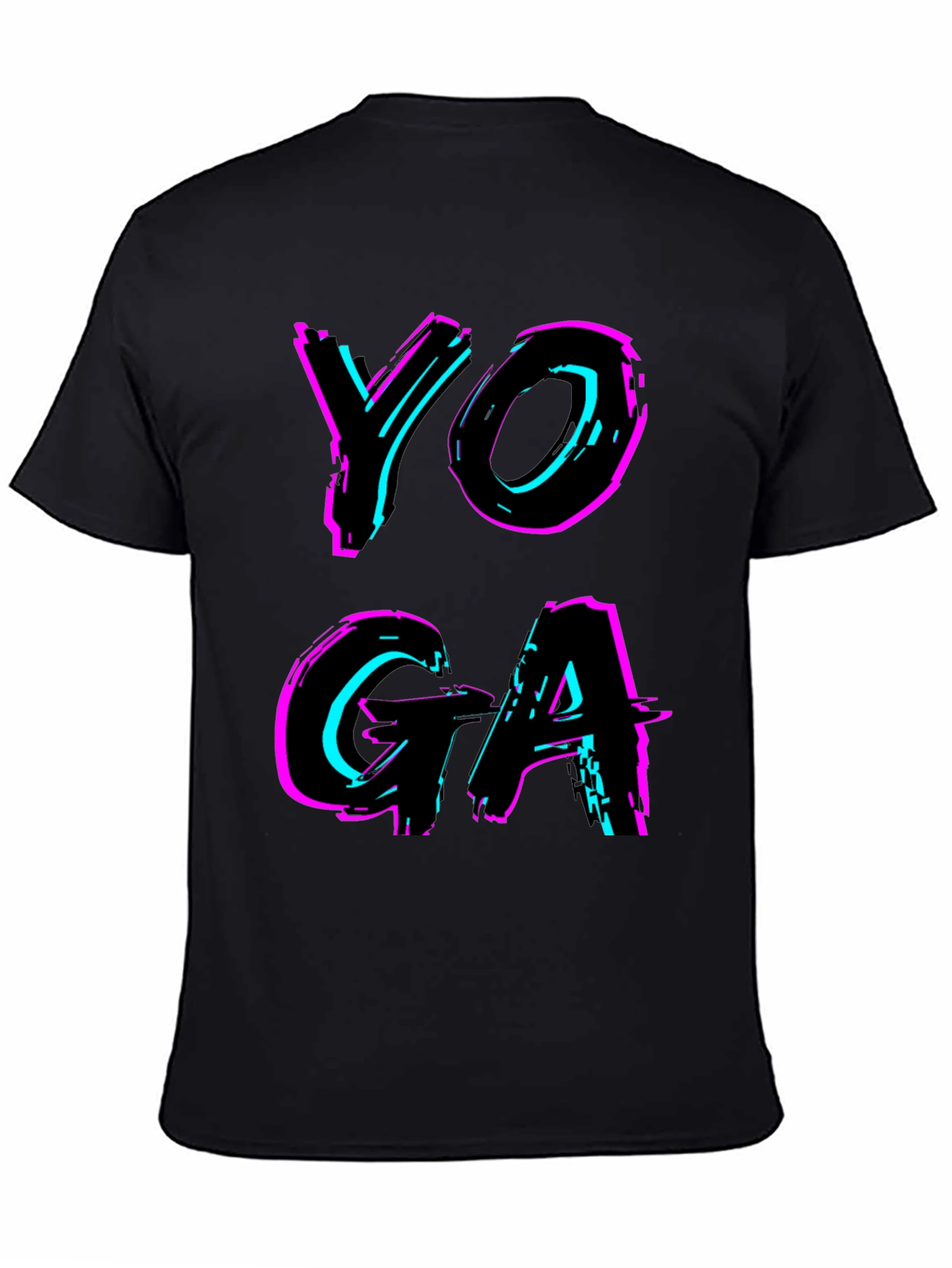 Yoga Glitch Tee - Stylish Fitness Apparel - 4