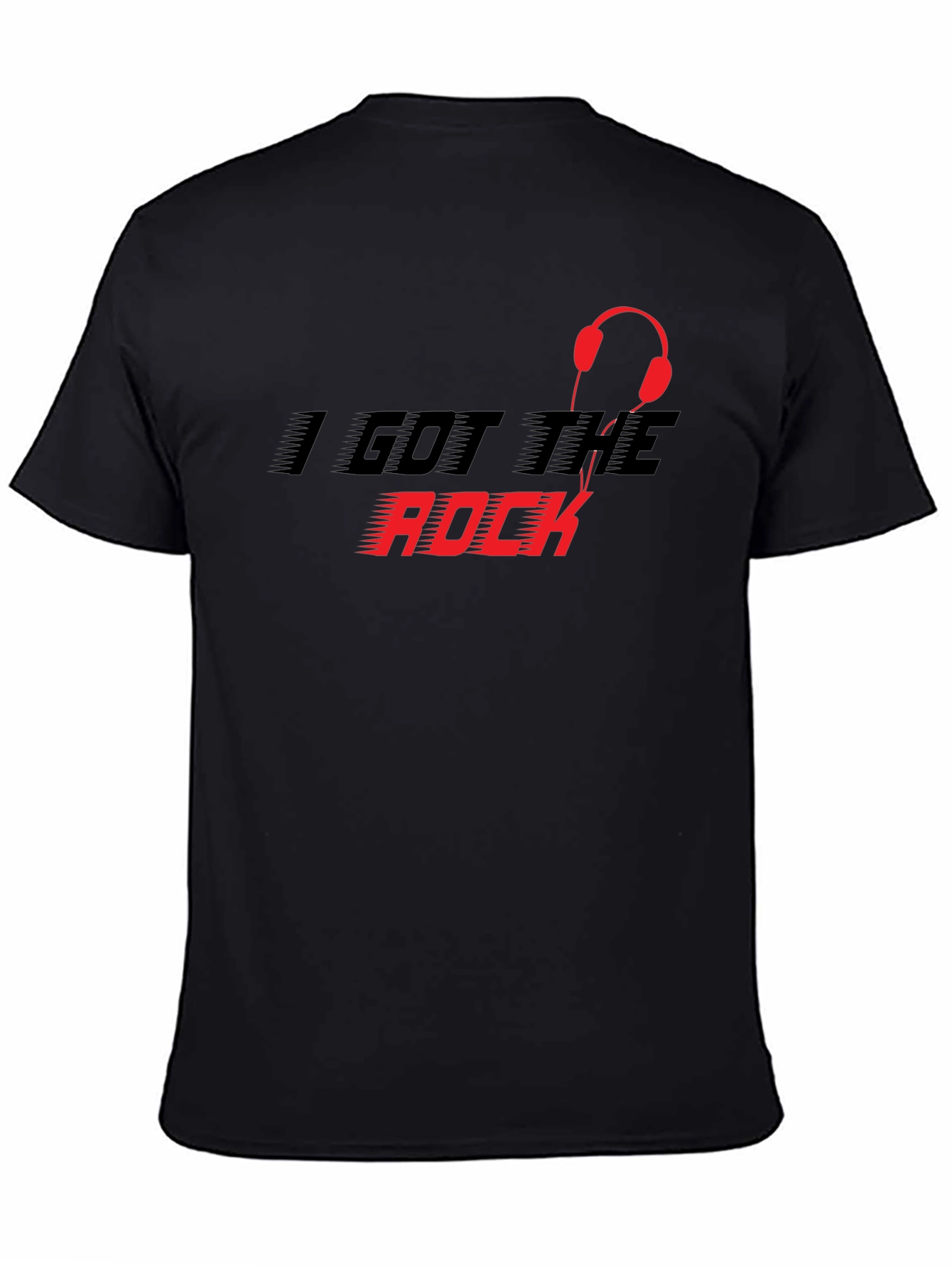 Black I Got The Rock Graphic Tee view 4