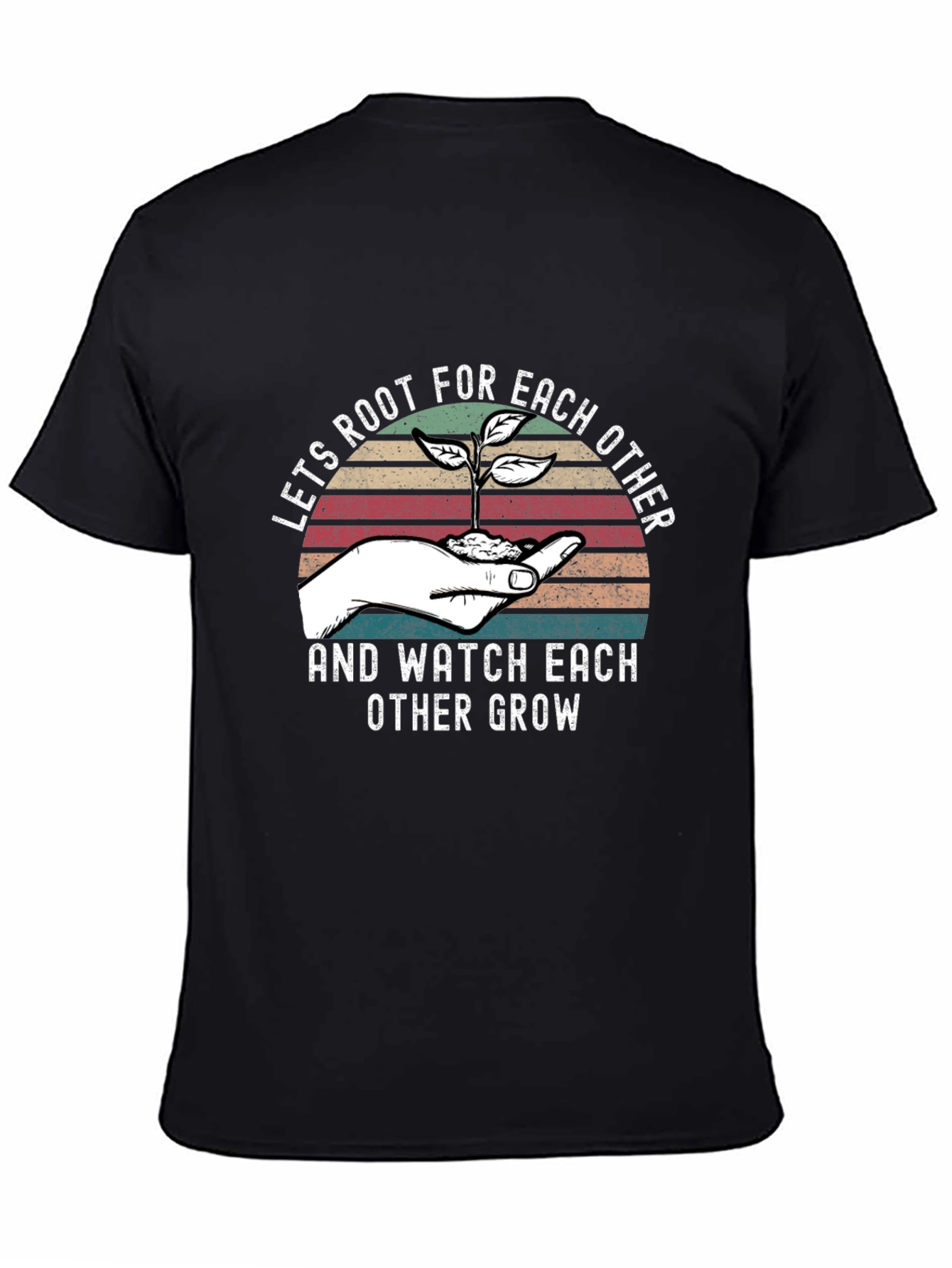 Black Root for Each Other T-Shirt view 4