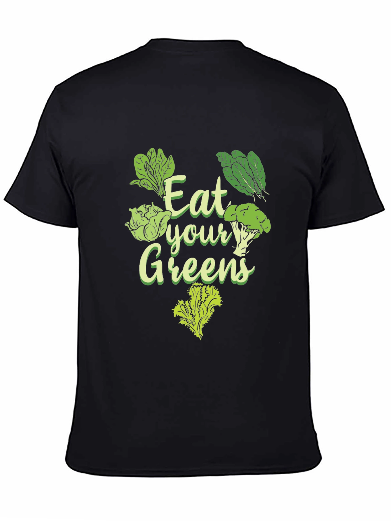 Eat Your Greens T-Shirt - Healthy Vegan Tee - 4