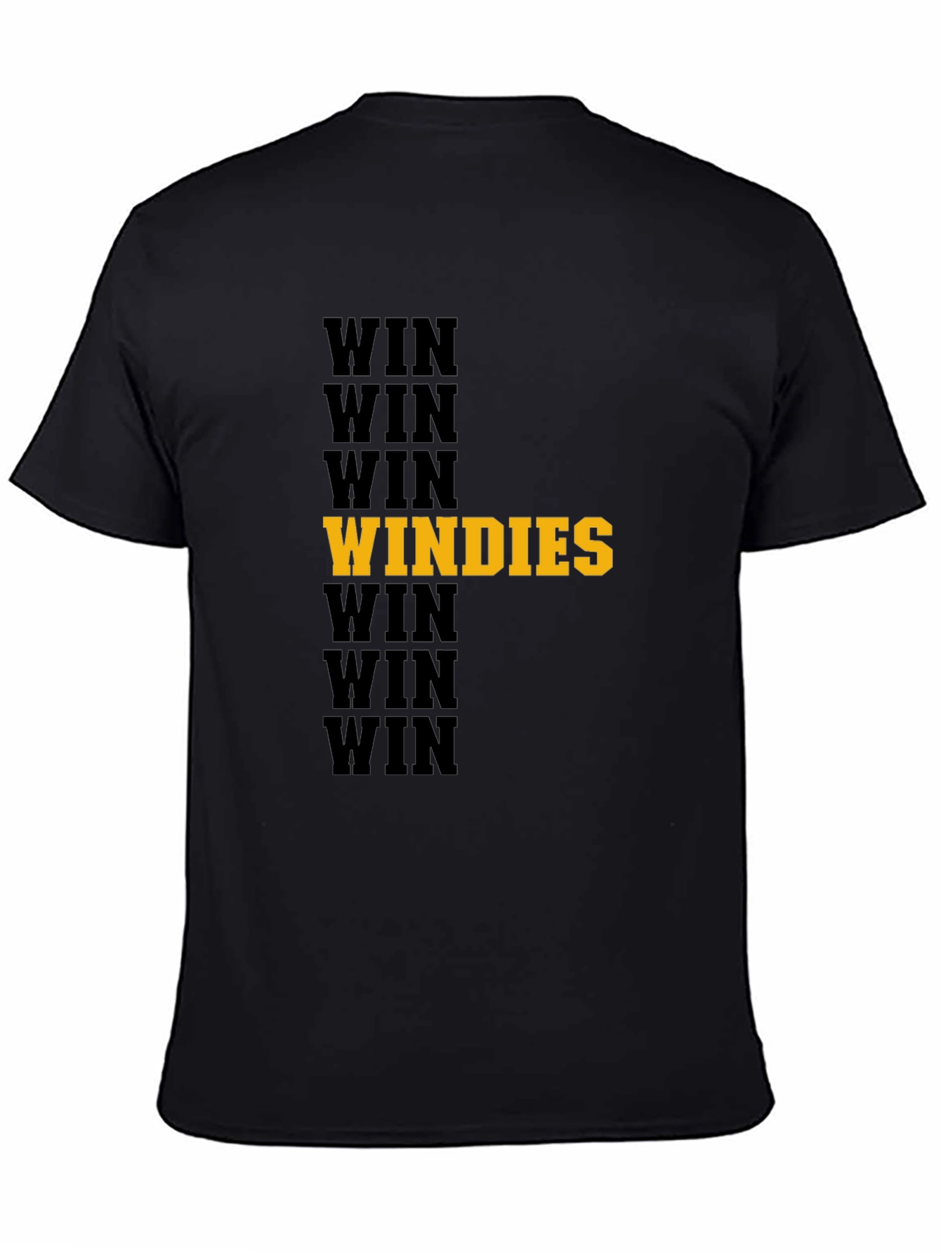 Black Win Windies T-Shirt Black view 4