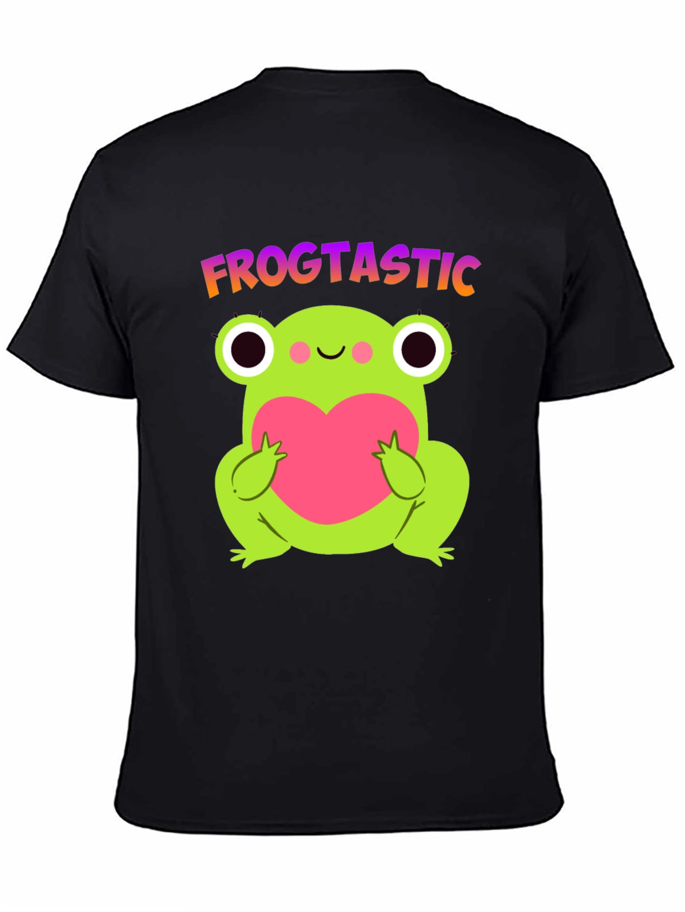 Black Frogtastic Frog Lover T-Shirt view 4