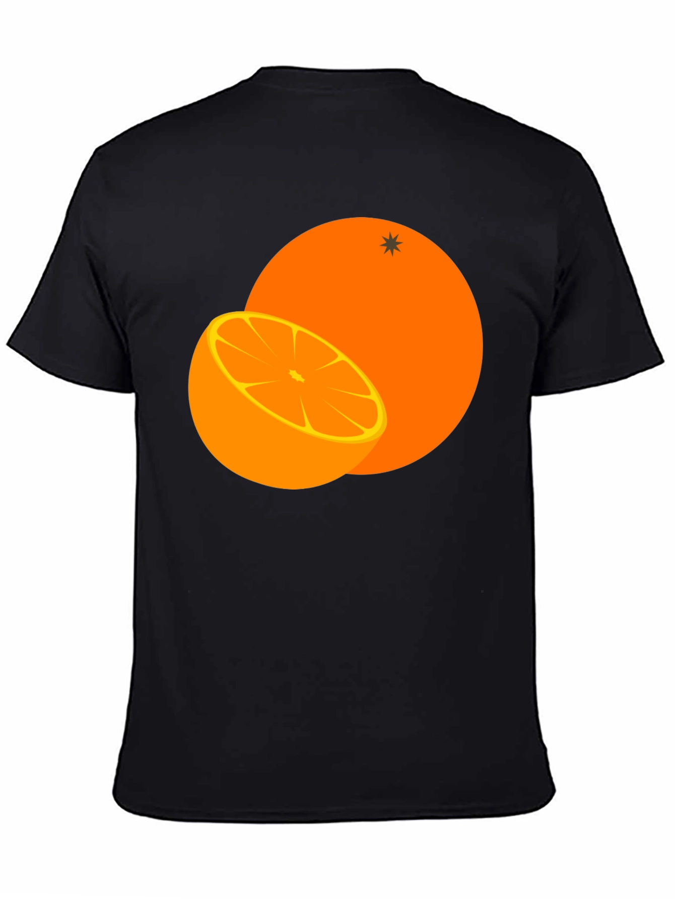 Black Orange Graphic Tee - Fresh & Fruity view 4