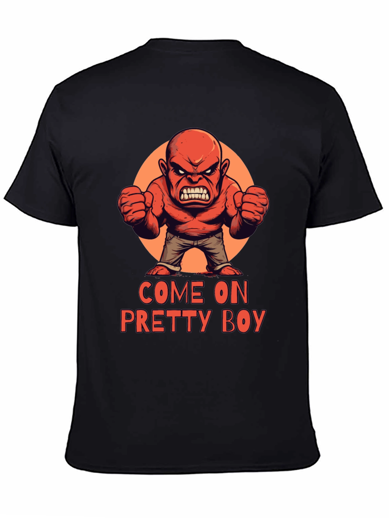 Black Come On Pretty Boy T-Shirt view 4